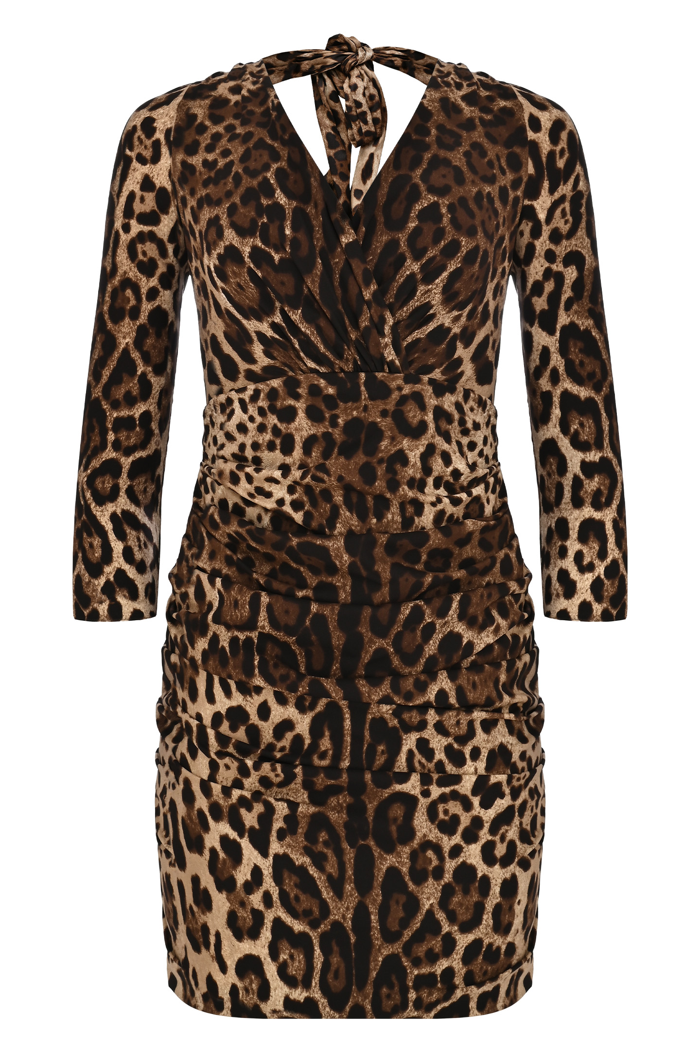 Платье DOLCE & GABBANA F6R7GT FSADD, цвет: Леопардовый, Женский