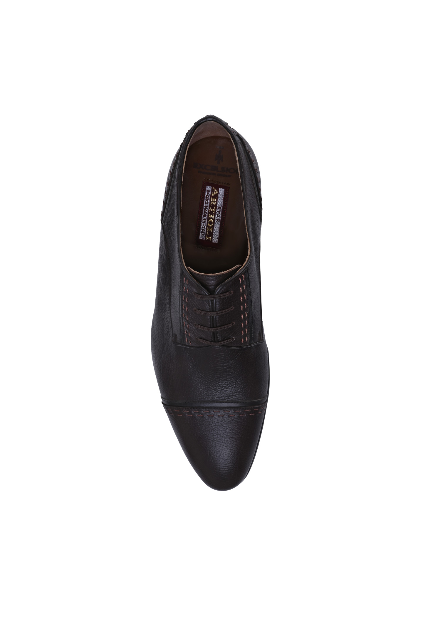 Туфли ARTIOLI 06S479, цвет: Темно-коричневый, Мужской