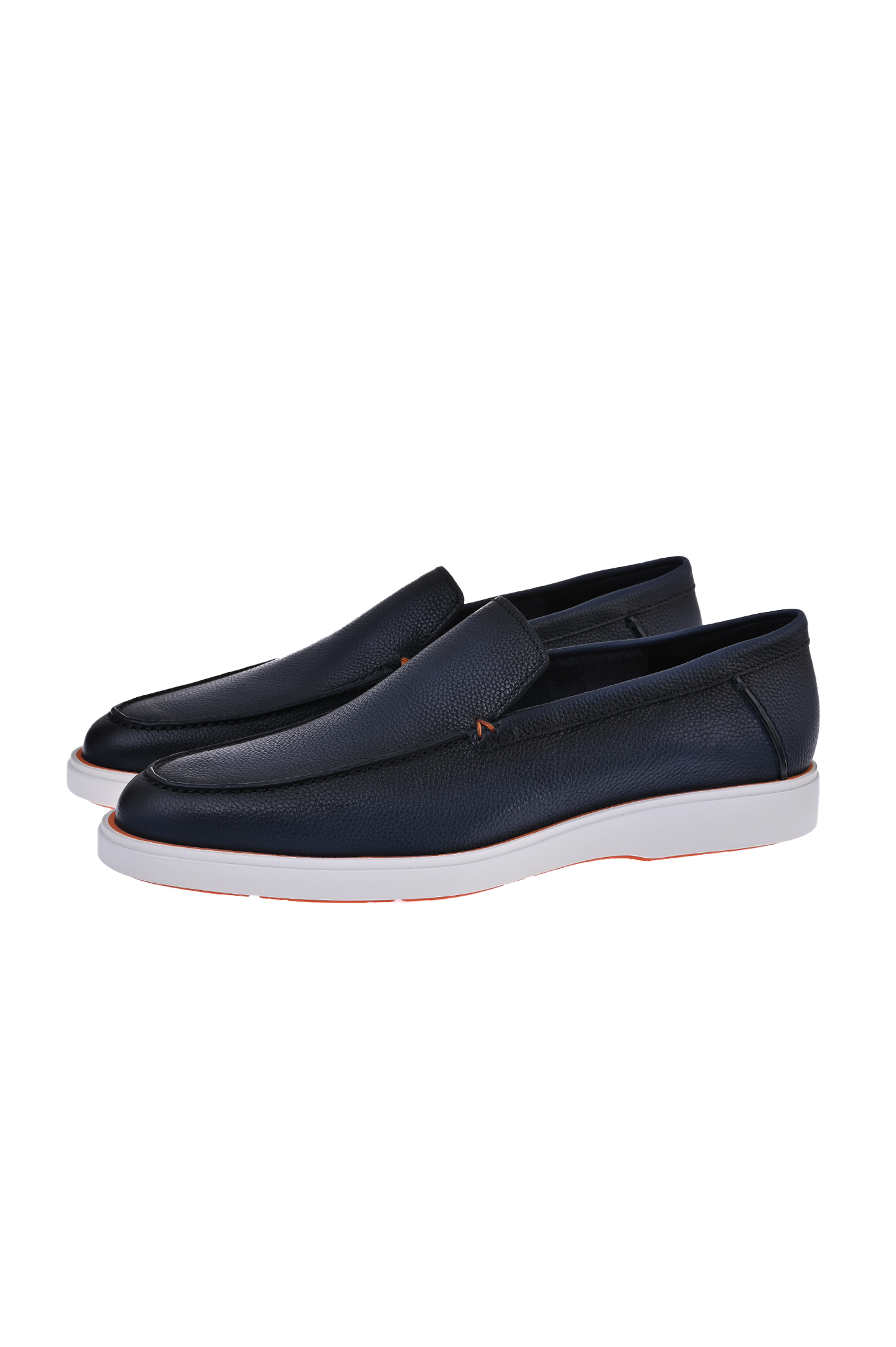 Лоферы SANTONI MGDG17824BARSSDSU59, цвет: Синий, Мужской
