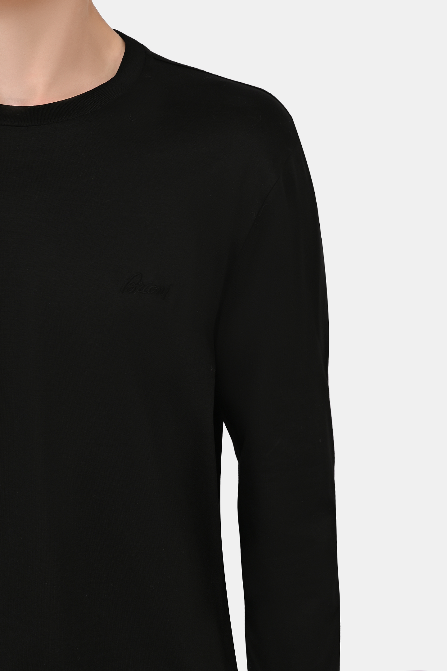 Свитер BRIONI UJFN0L PZ600, цвет: Черный, Мужской