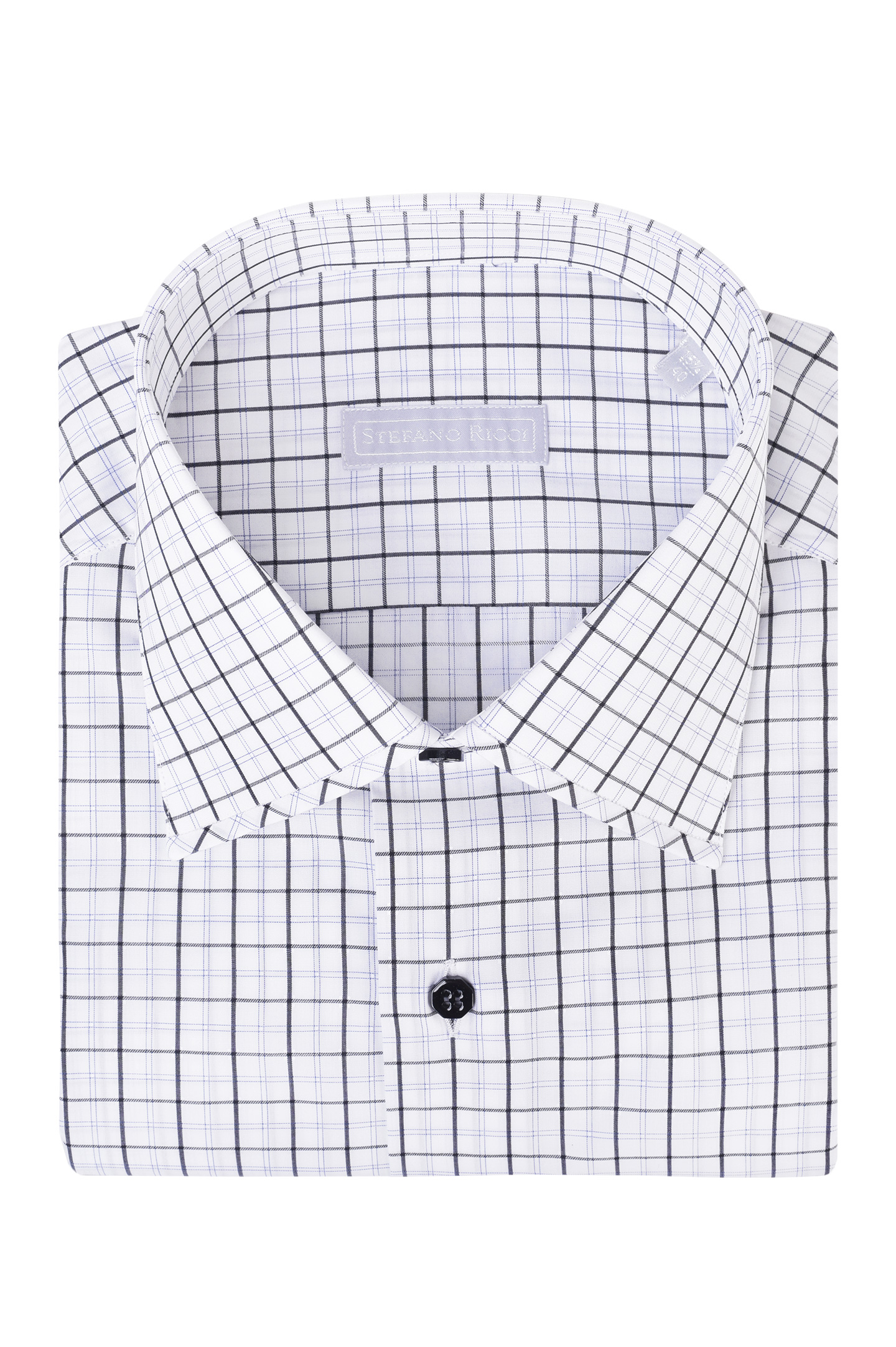 Рубашка STEFANO RICCI MC005375 R1977, цвет: Черно-белый, Мужской
