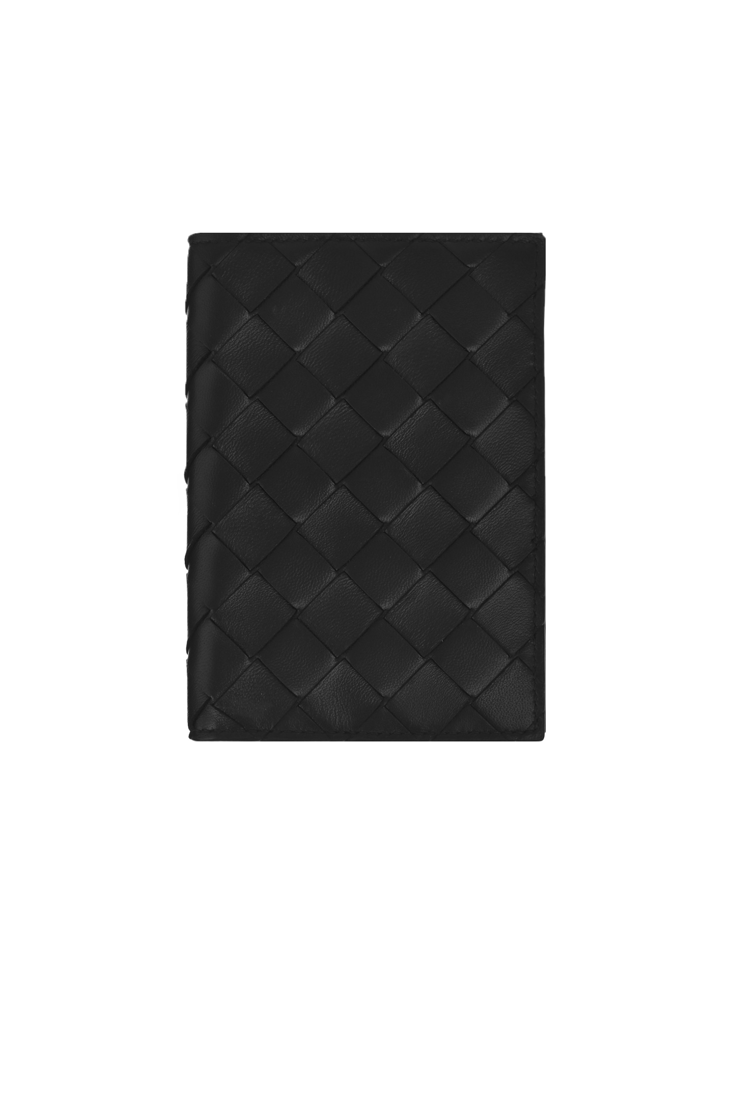Обложка для паспорта BOTTEGA VENETA 608061VCPP2, цвет: Черный, Женский