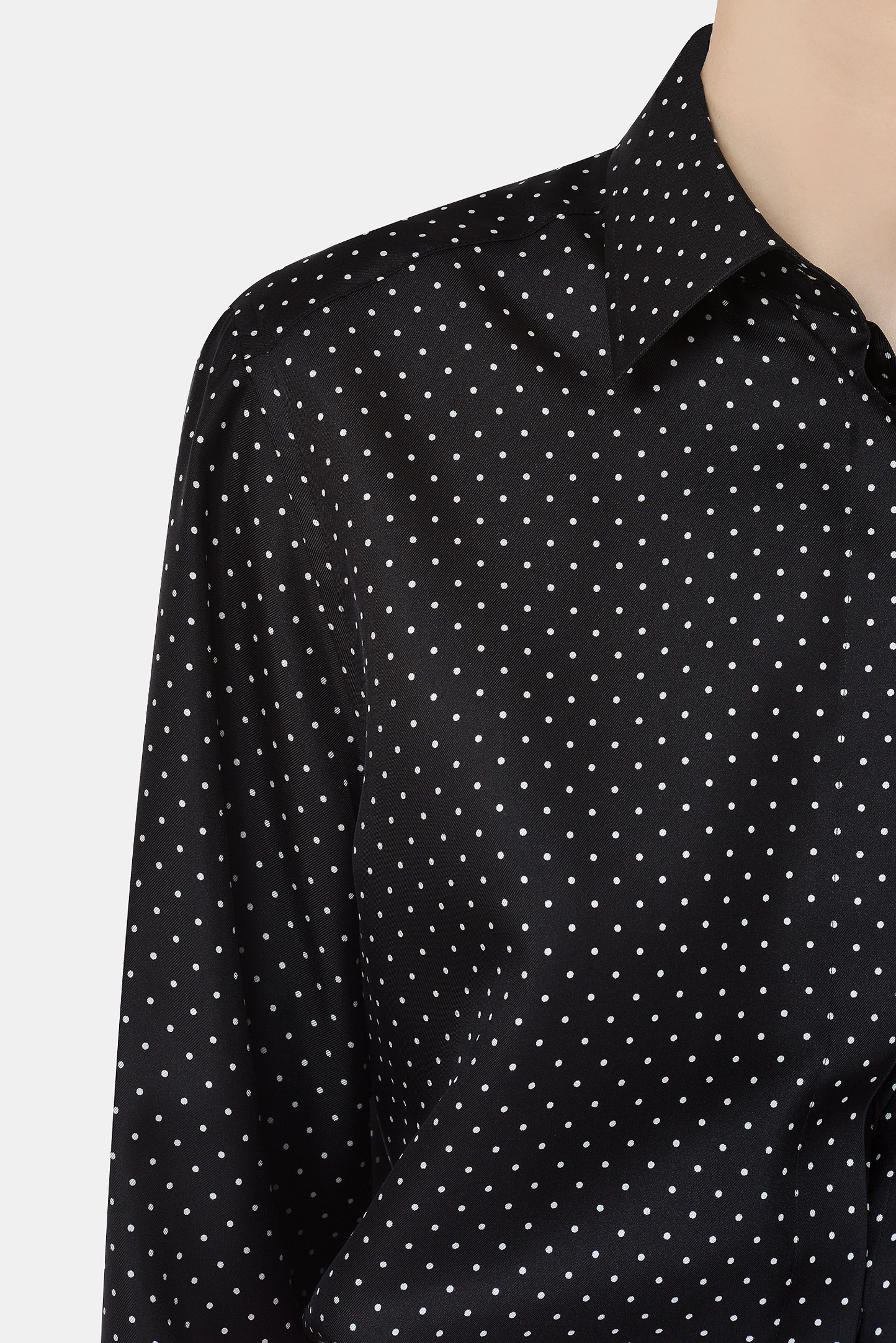 Блуза DOLCE & GABBANA F5O48T HS1A6, цвет: Черно-белый, Женский