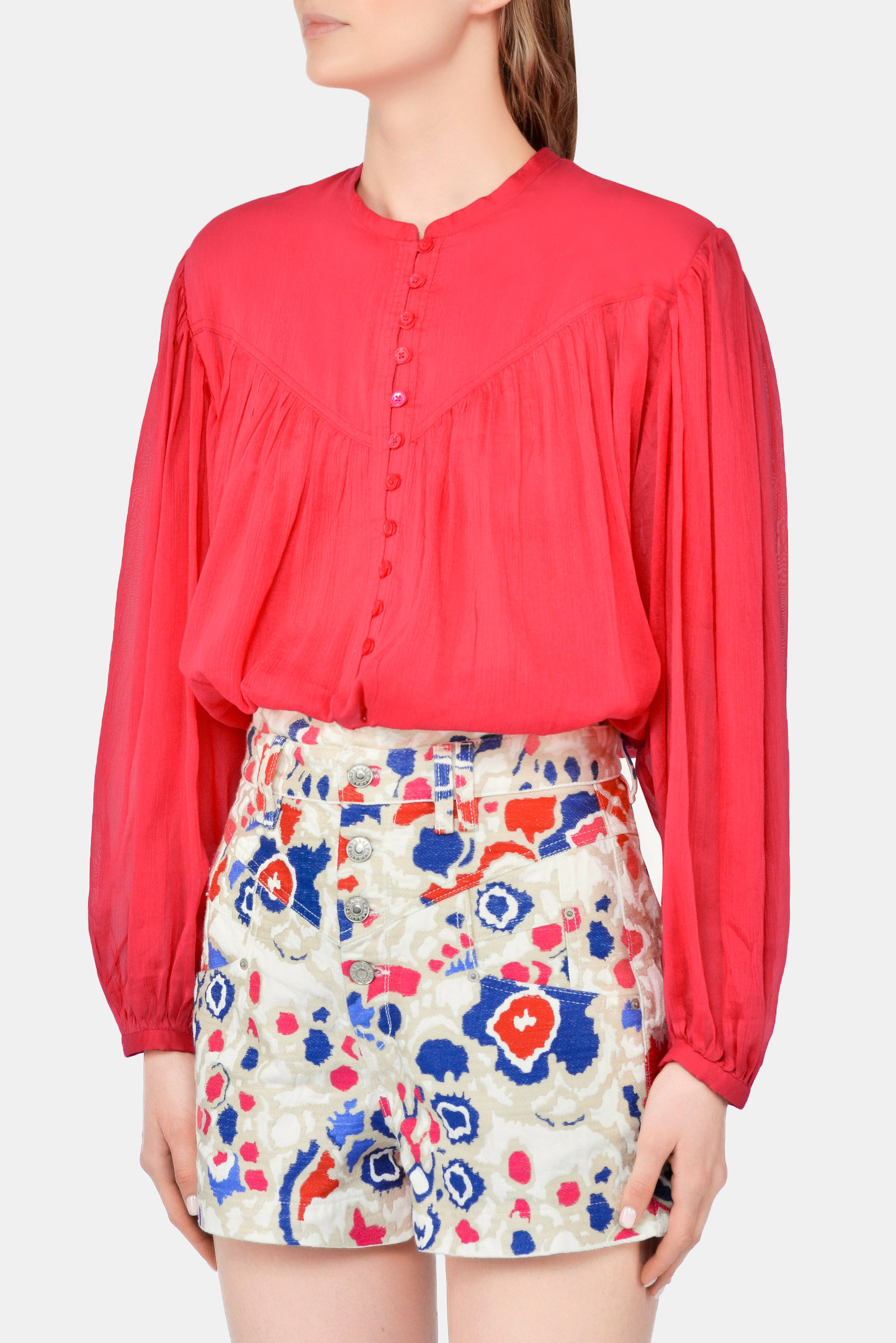 Блуза ISABEL MARANT HT2066-21E025I, цвет: Розовый, Женский
