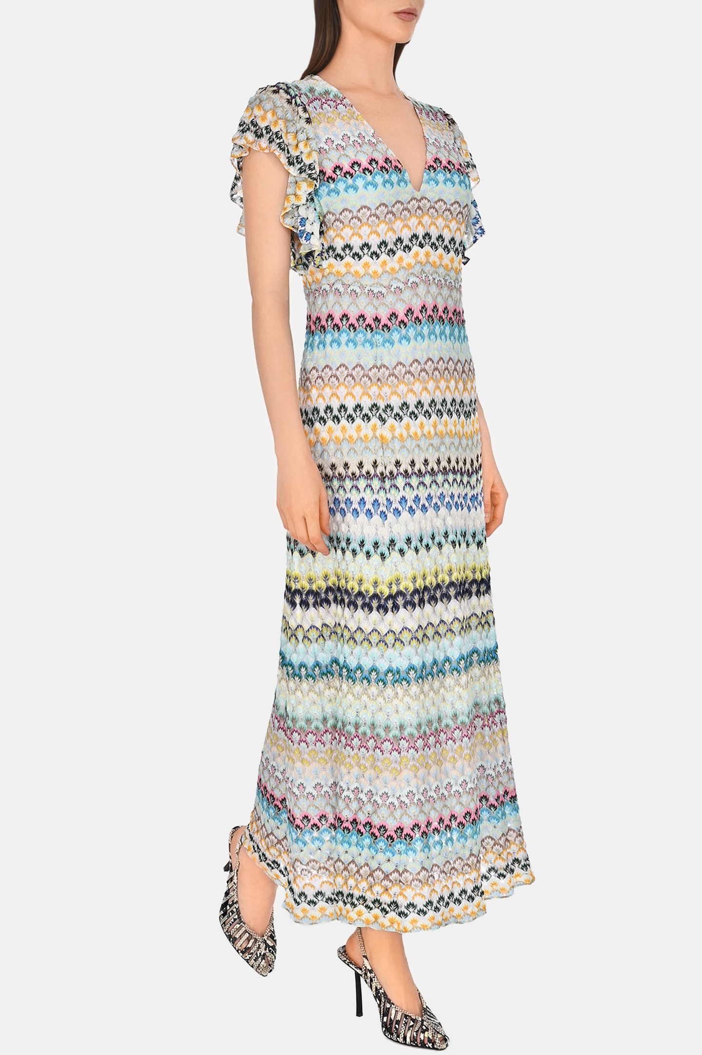Платье MISSONI DS25SG3Y-BR0133, цвет: Разноцветный, Женский