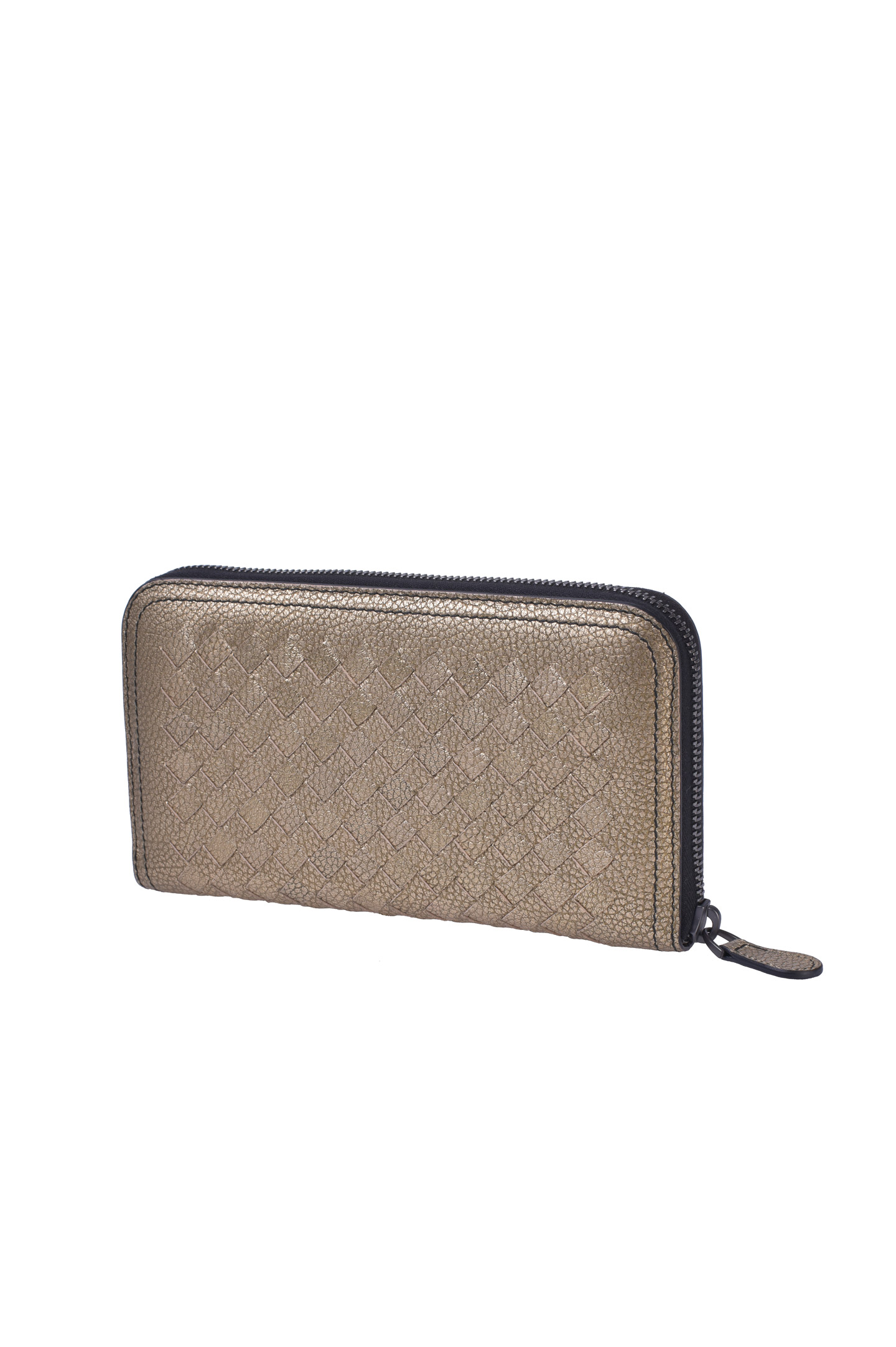 Кошелек BOTTEGA VENETA 114076 VBNG1, цвет: Золотой, Женский