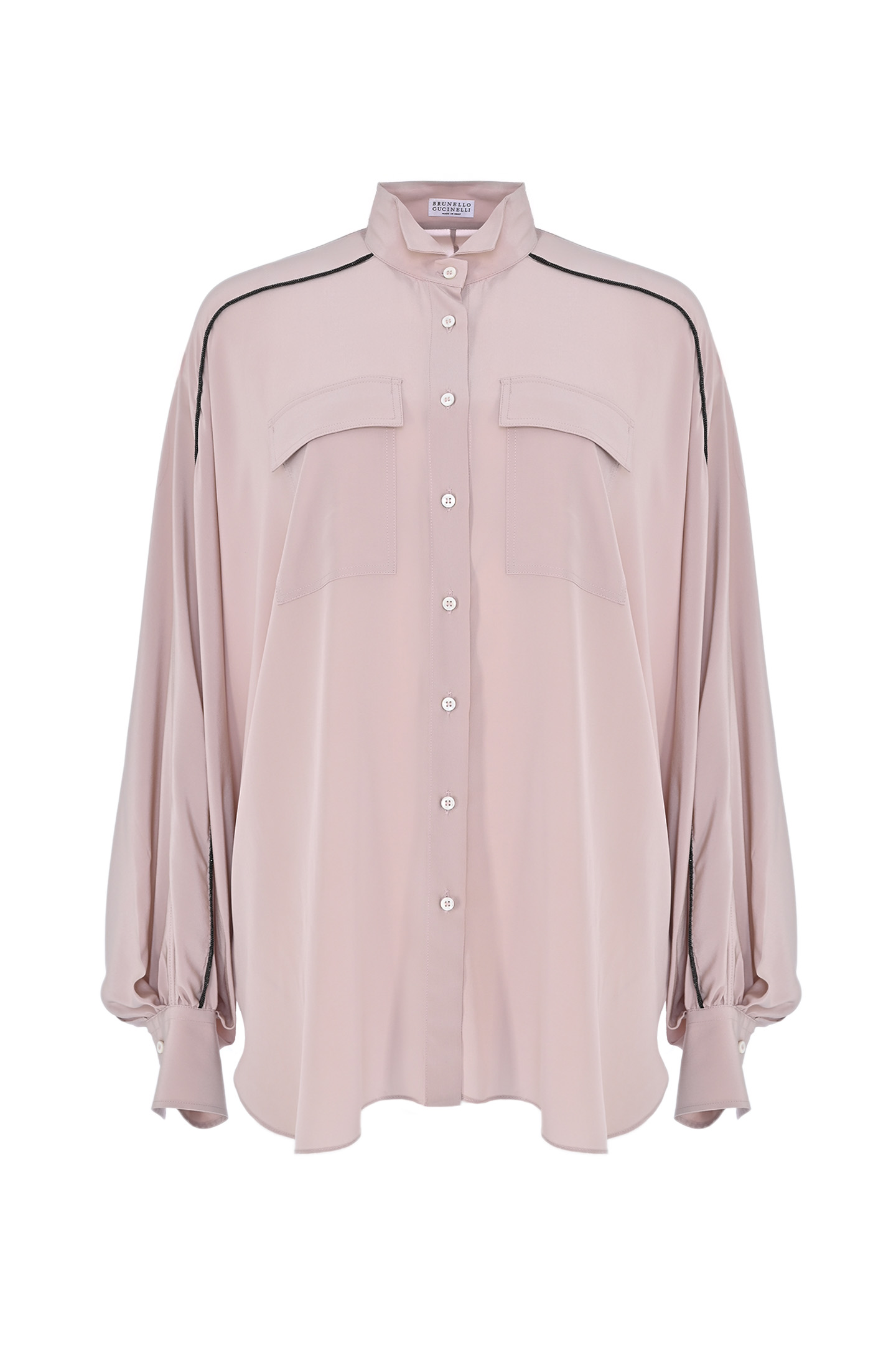 Блуза BRUNELLO  CUCINELLI MB993MK716, цвет: Персиковый, Женский