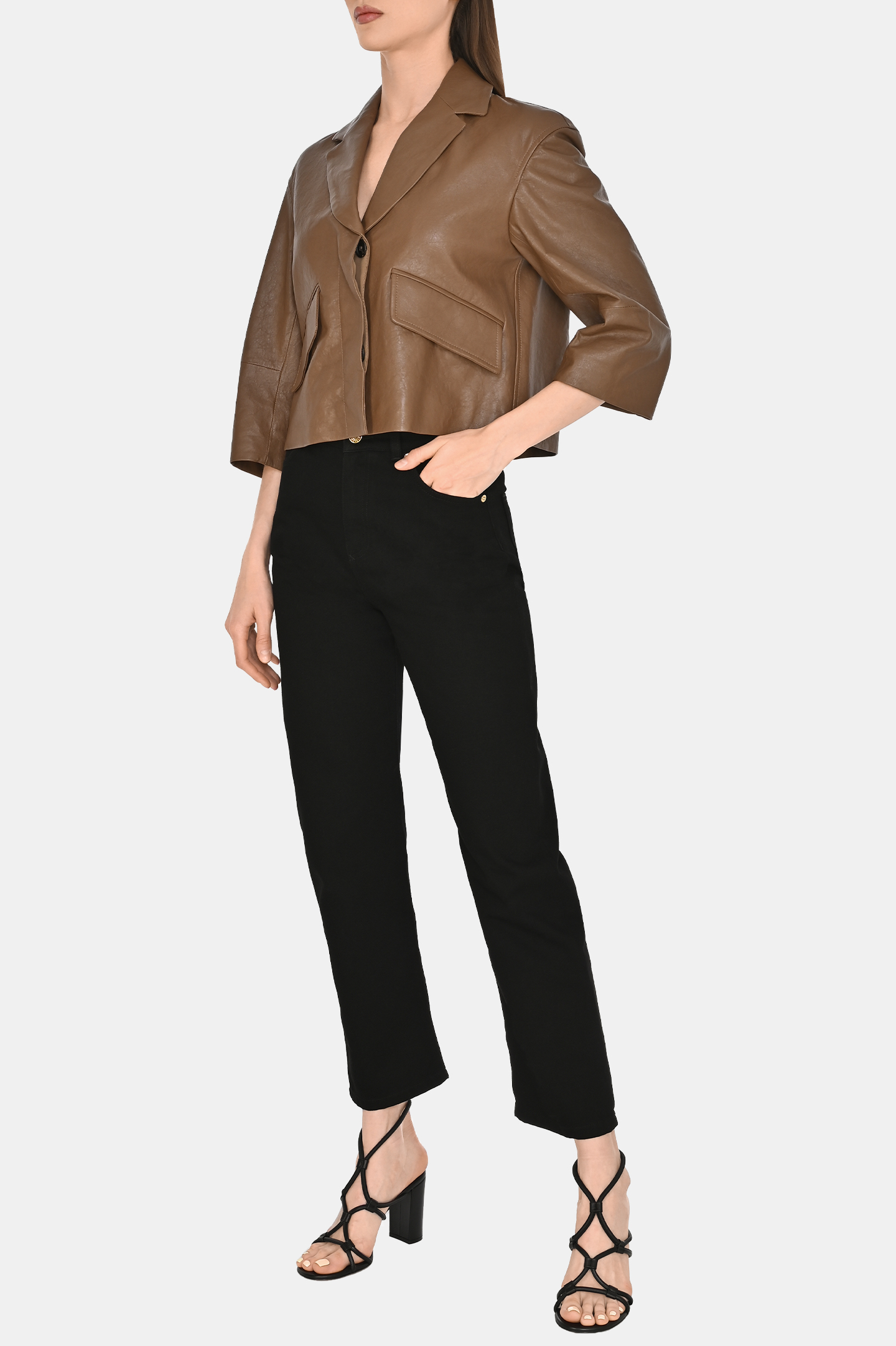 Жакет BRUNELLO  CUCINELLI MPCKL7385, цвет: Коричневый, Женский