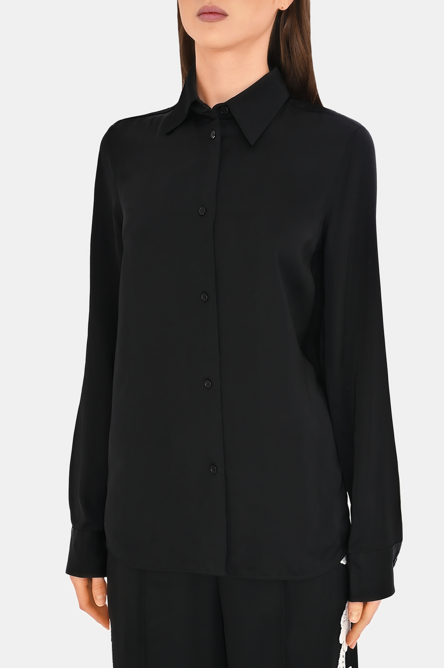 Блуза JIL SANDER J04DL0003, цвет: Черный, Женский