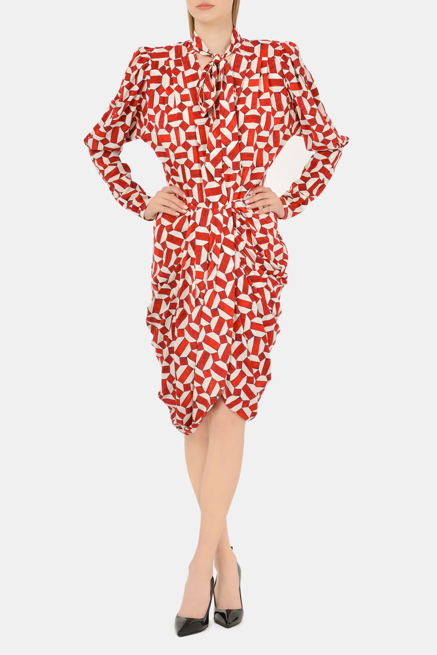 Платье ISABEL MARANT RO1954-21P021I, цвет: Красный, Женский