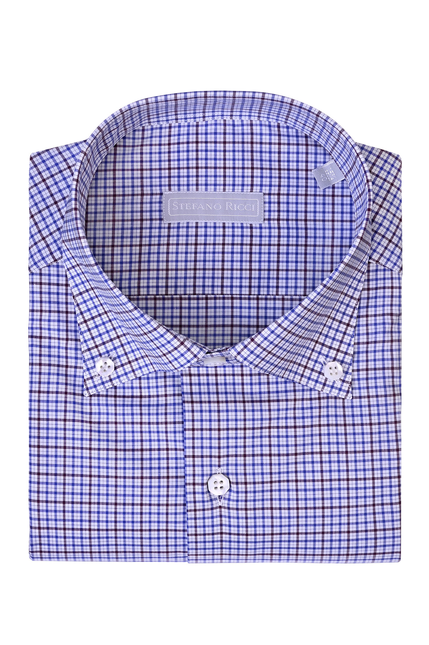 Рубашка STEFANO RICCI MC003700 L2212, цвет: Синий, Мужской