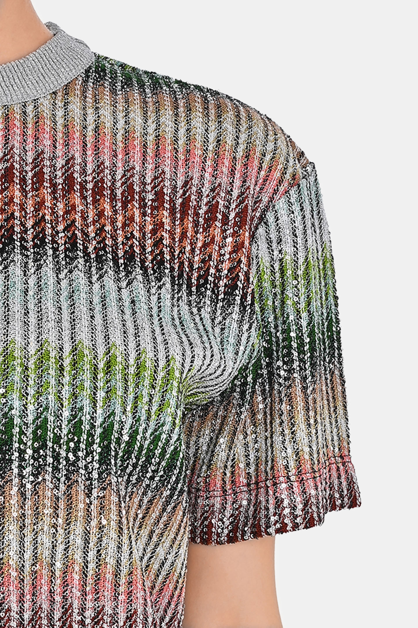 Джемпер MISSONI DS25SL04-BC0051, цвет: Разноцветный, Женский