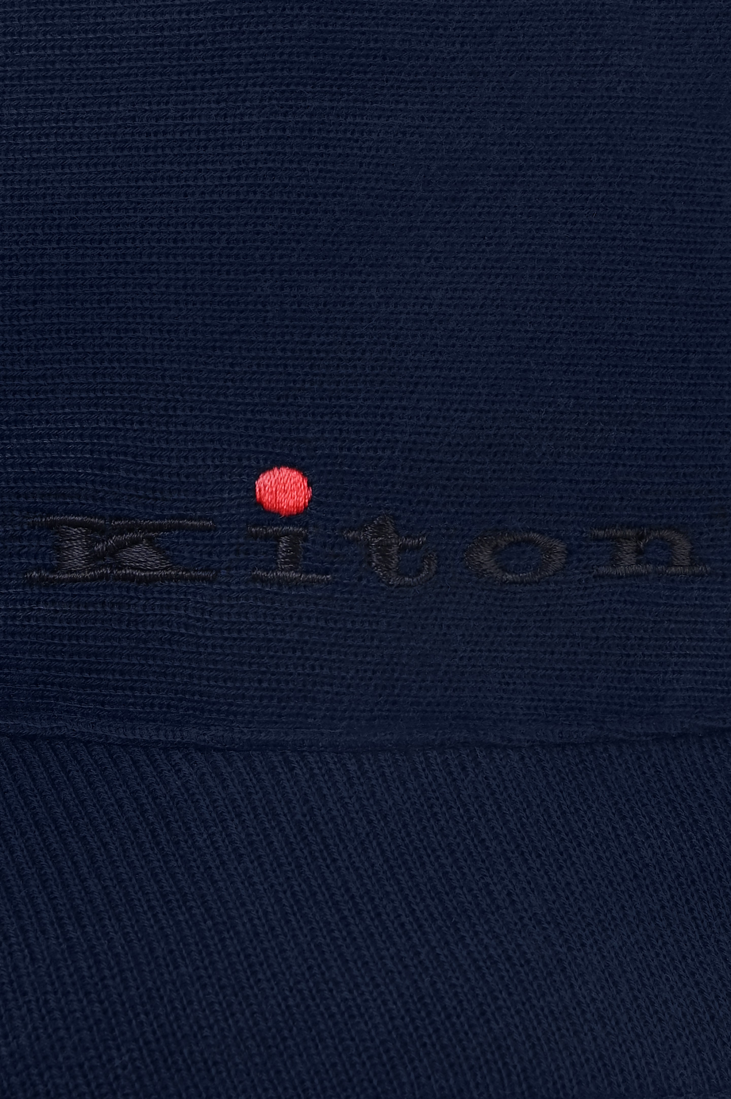 Хлопковая панама KITON UCAPP24K/62K0721D, цвет: Темно-синий, Мужской