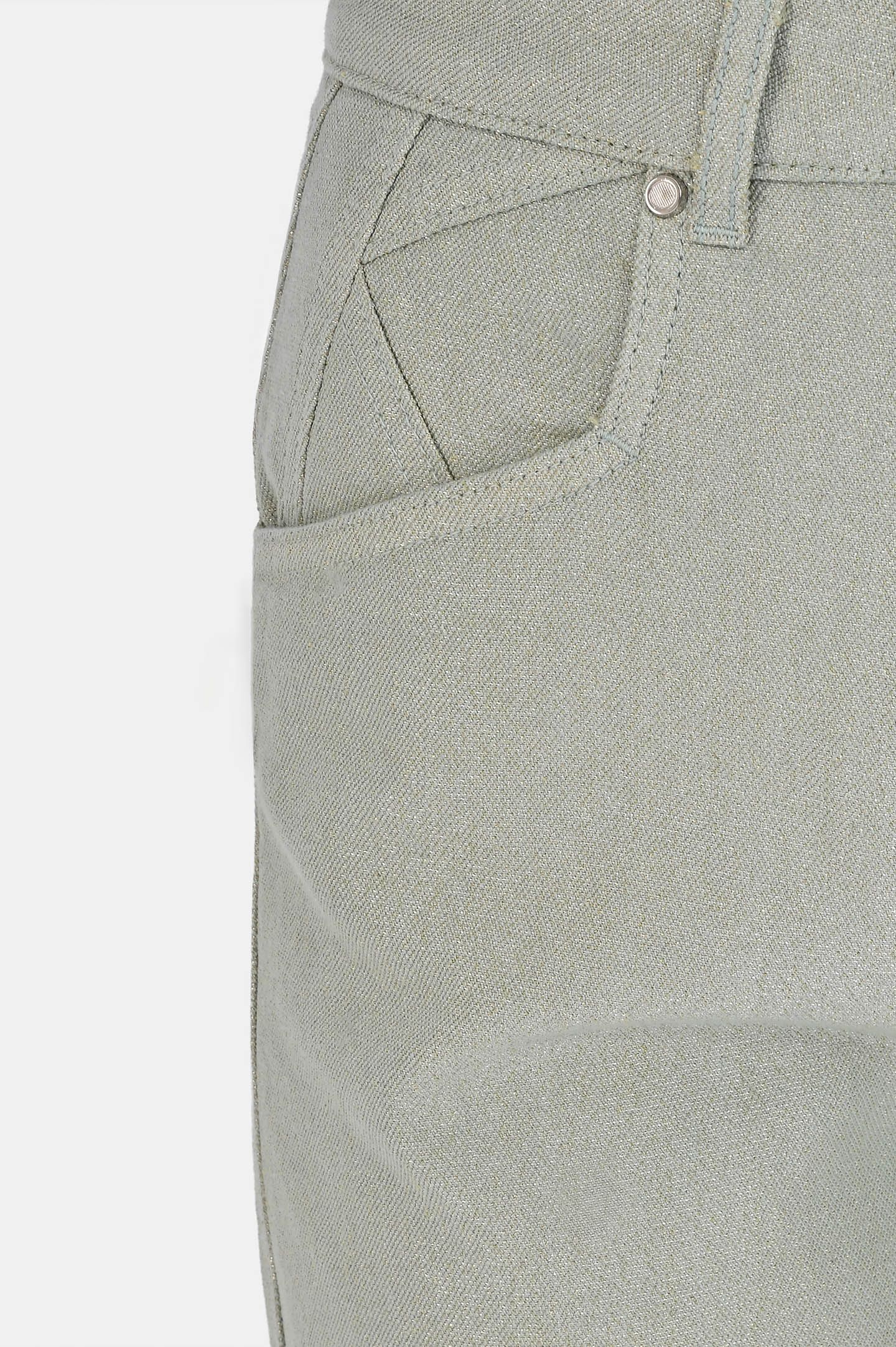 Джинсы KITON DJ53102K0929F0, цвет: Зеленый, Женский