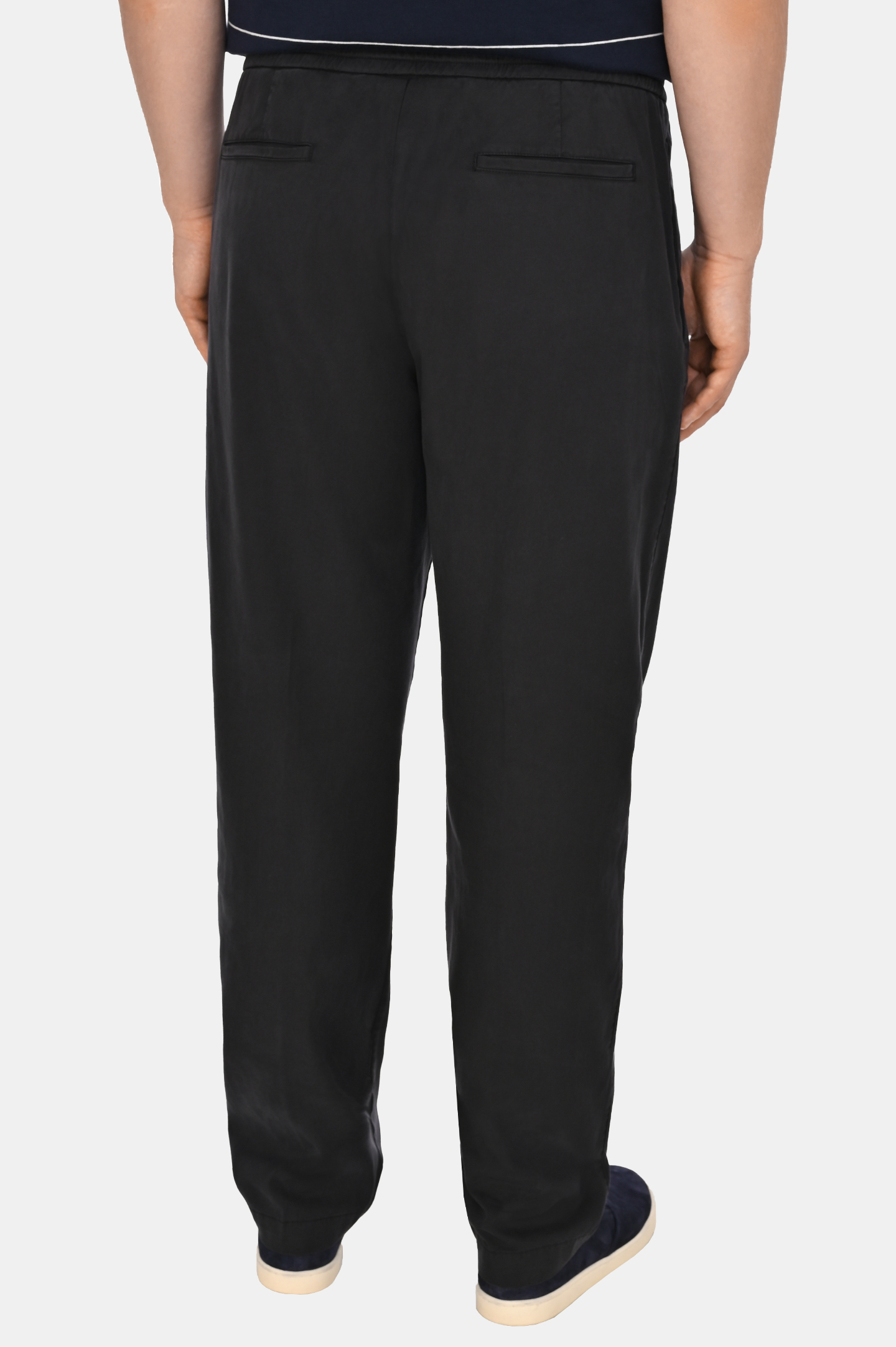 Брюки CANALI PT01355 91695, цвет: Темно-синий, Мужской
