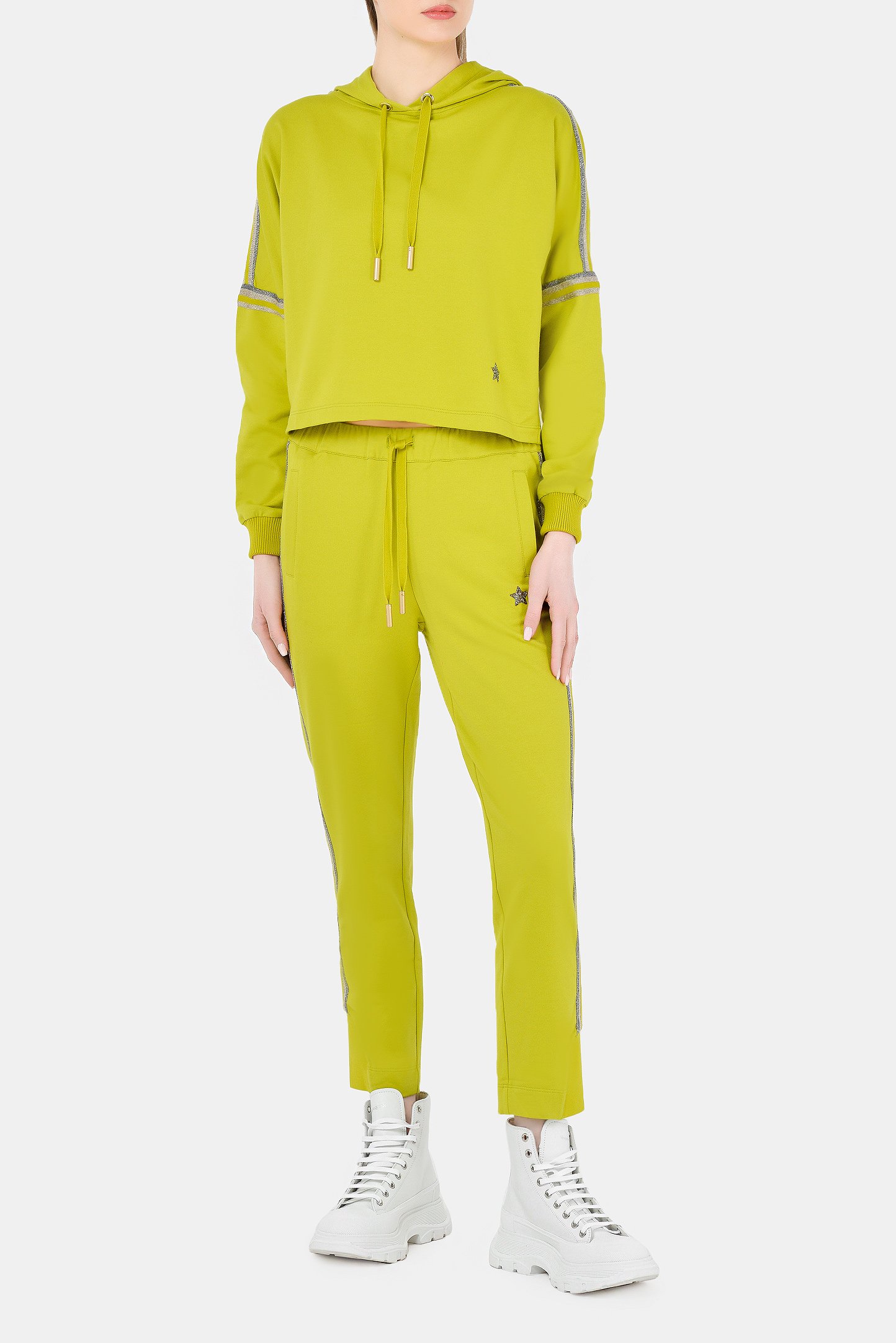 Брюки спорт LORENA ANTONIAZZI P2141PA109/3187, цвет: Желтый, Женский