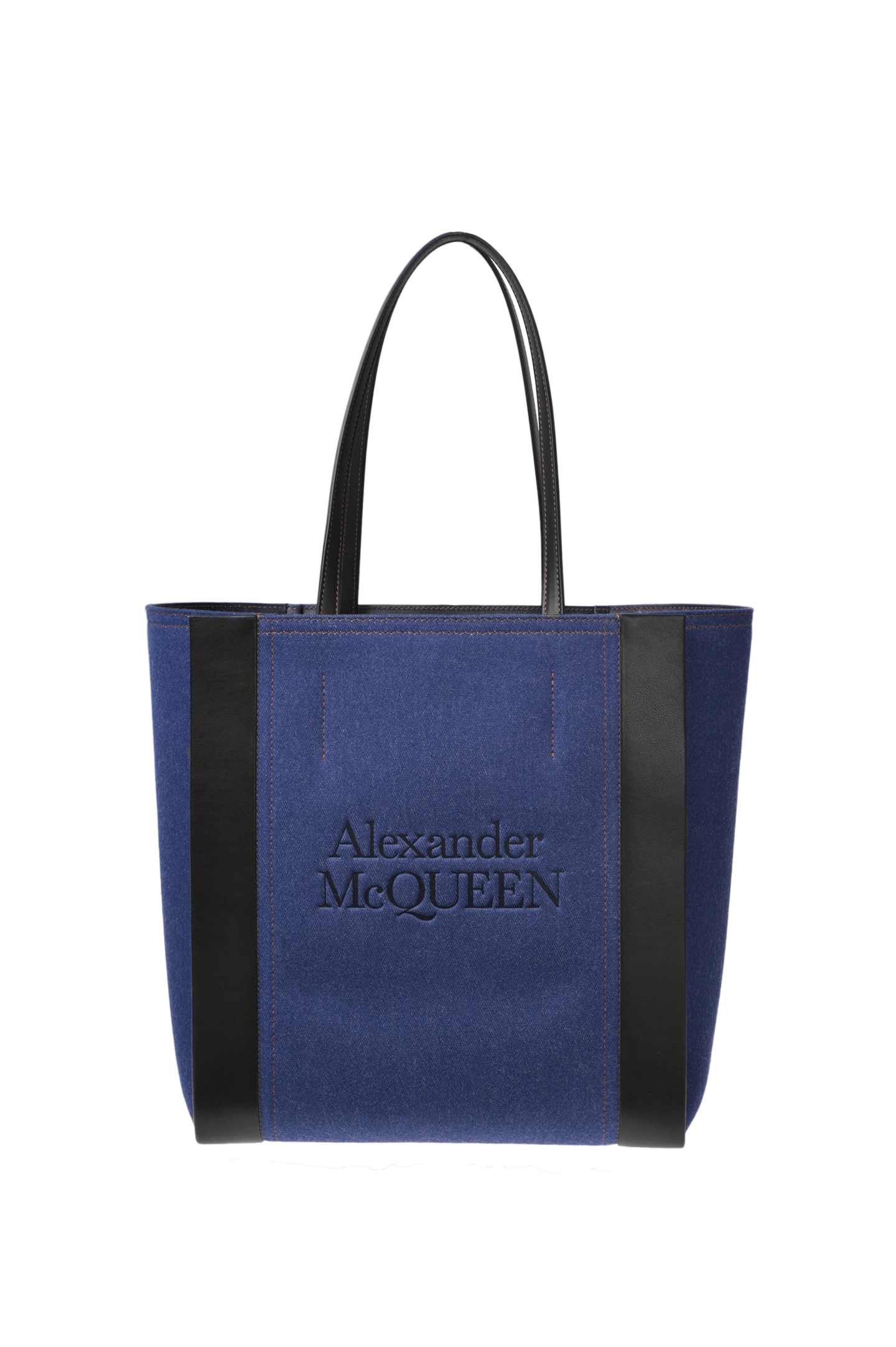 Сумка ALEXANDER MCQUEEN 653656 1YB19, цвет: Синий, Женский