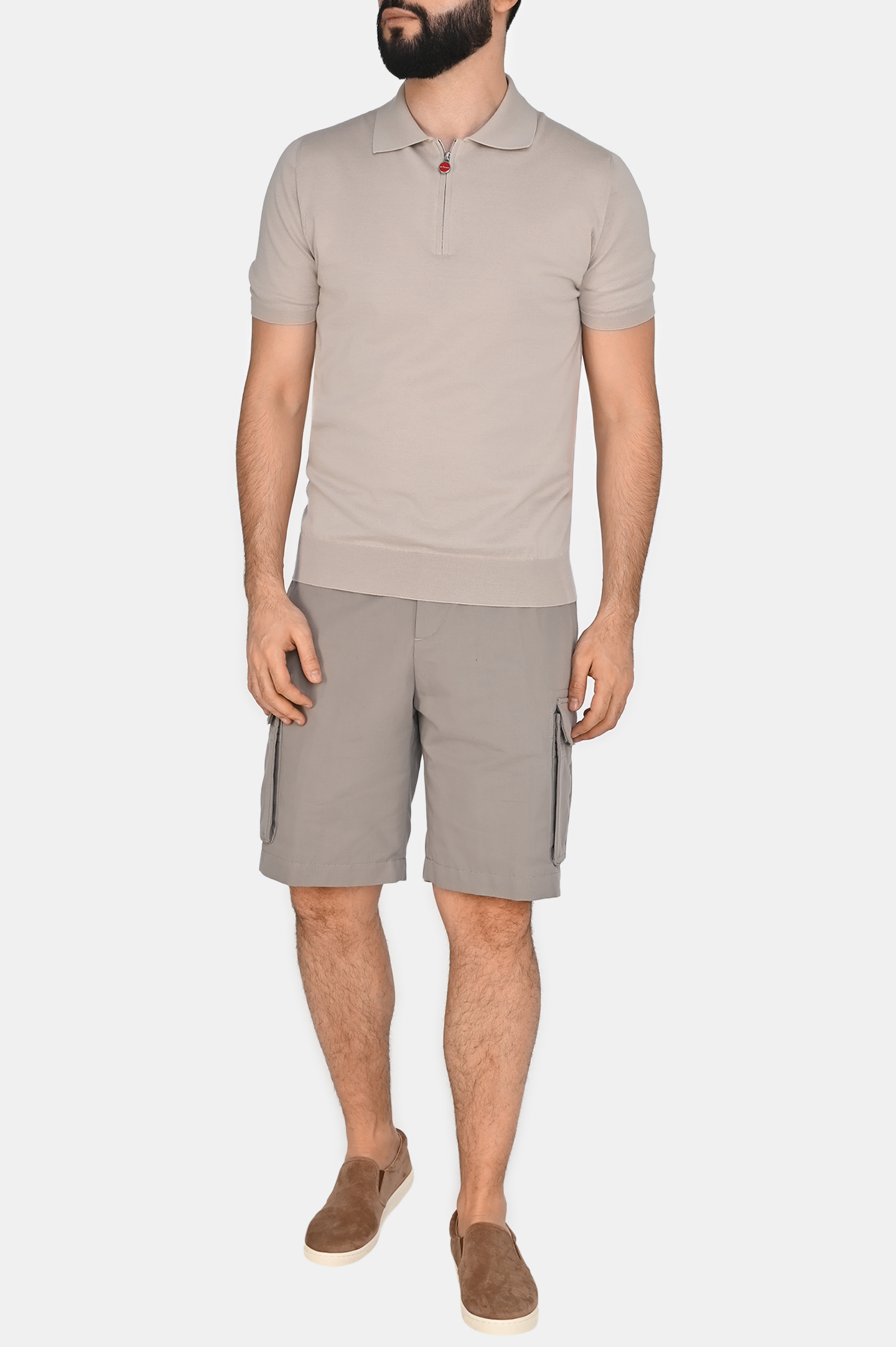 Слипоны BRUNELLO  CUCINELLI MZUSILN332, цвет: Коричневый, Мужской