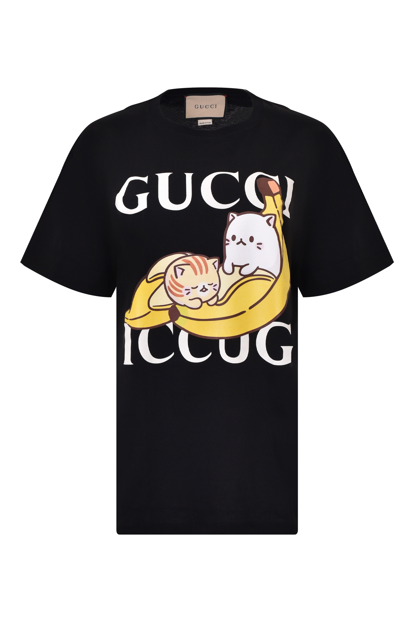 Футболка GUCCI 615044 XJDGQ, цвет: Черный, Женский