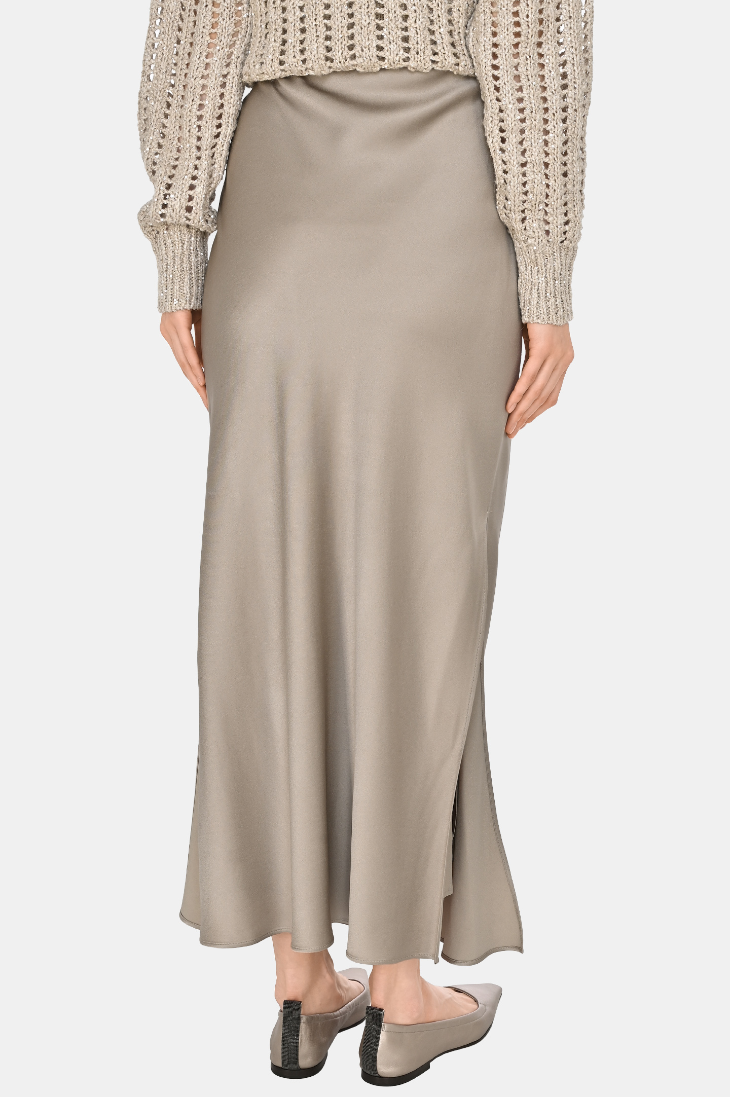 Юбка BRUNELLO  CUCINELLI M0H38G3396, цвет: Серый, Женский