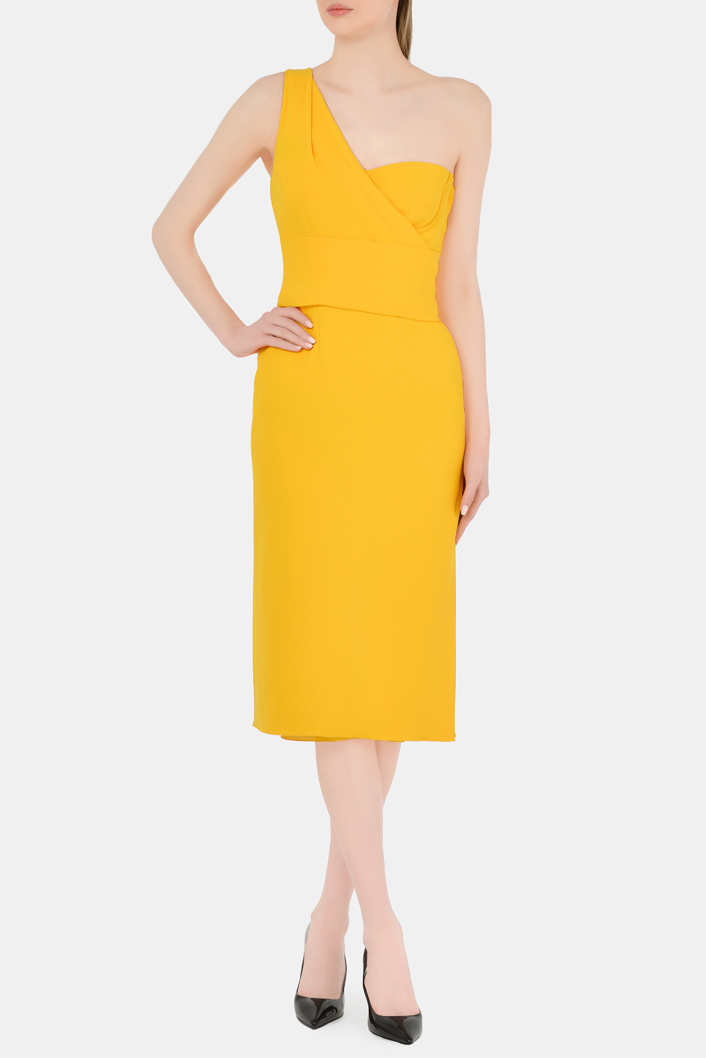 Платье DOLCE & GABBANA F6N0TT FURDV, цвет: Желтый, Женский