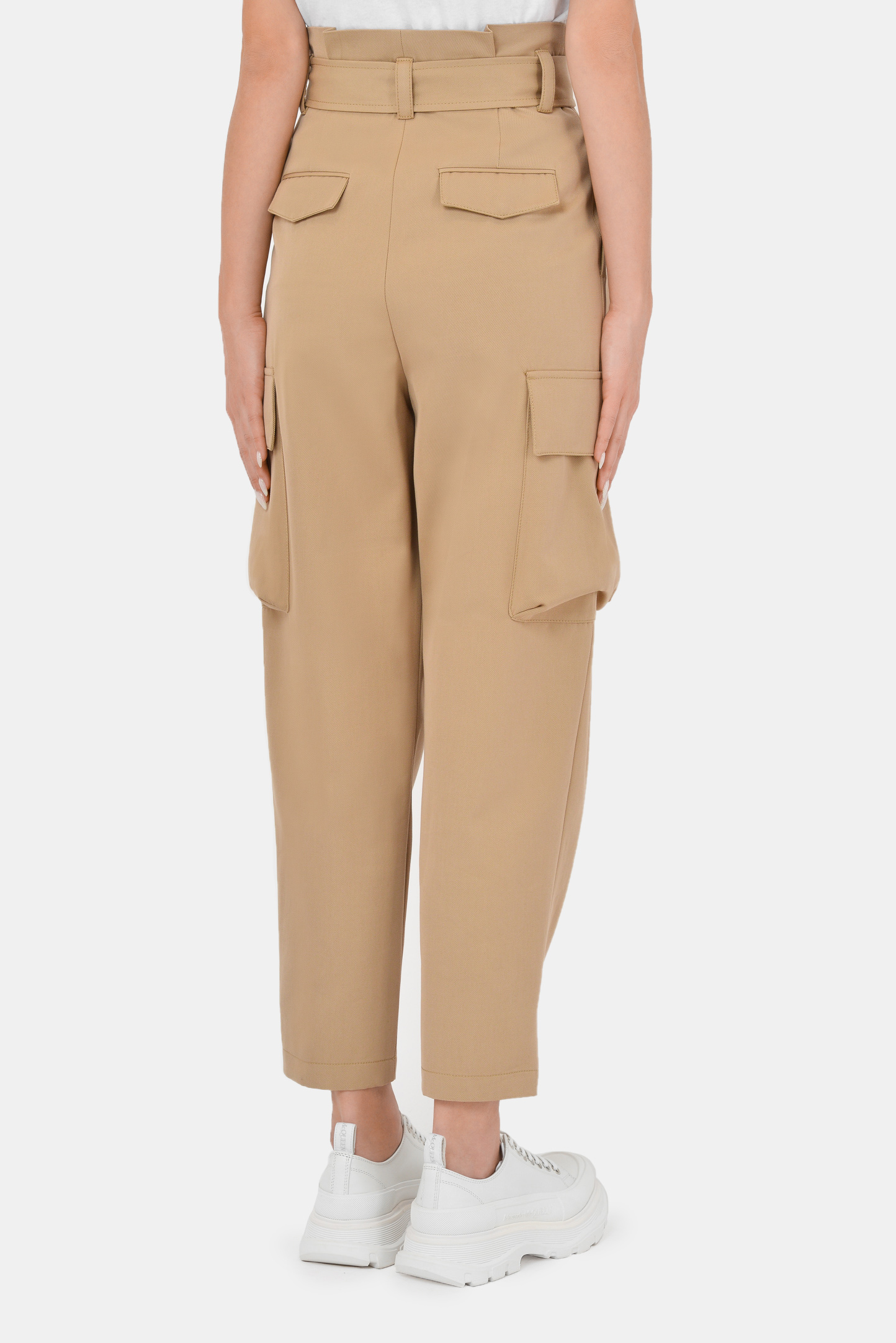 Брюки RED VALENTINO VR3RBD504R9, цвет: Бежевый, Женский