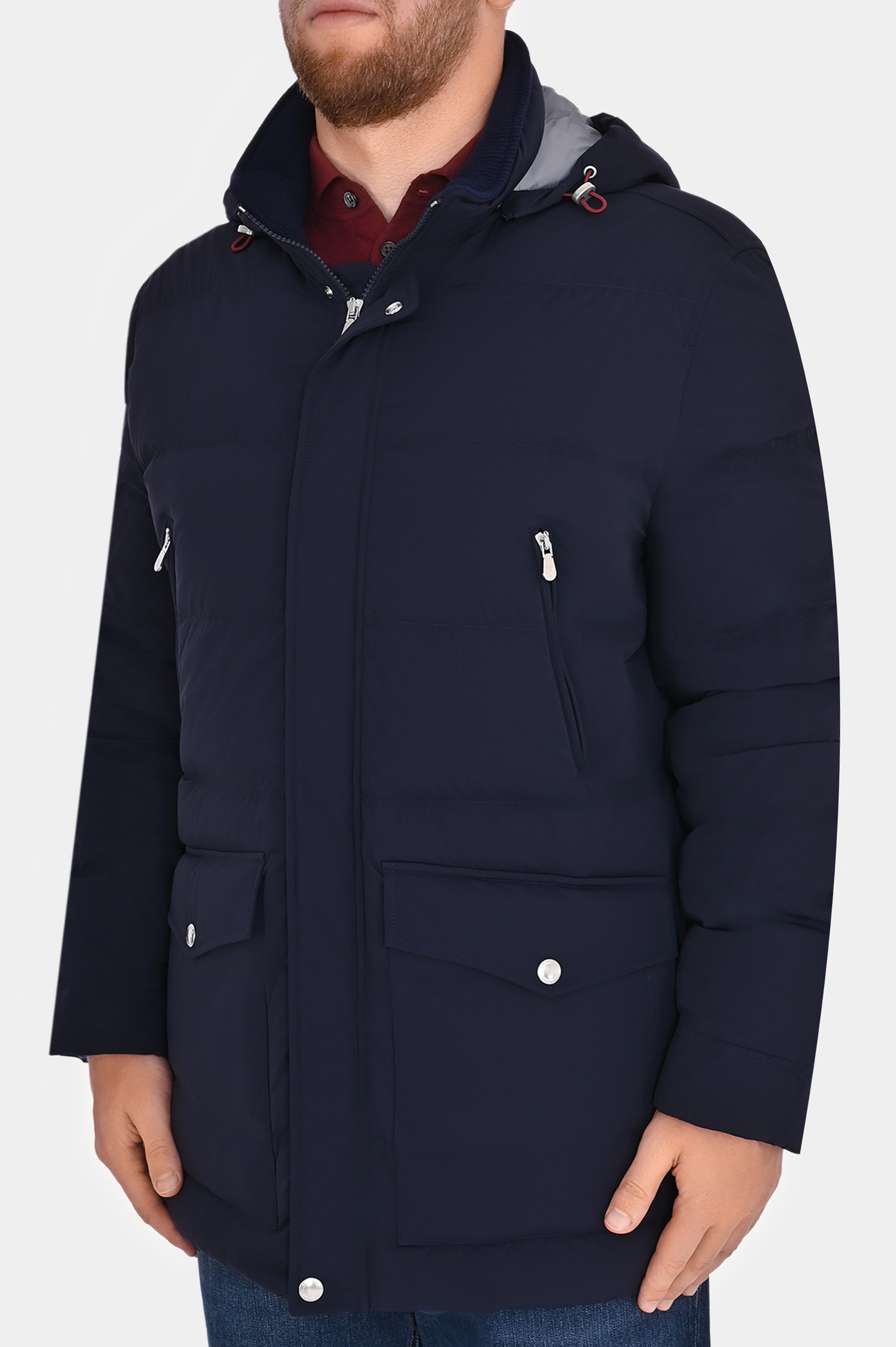Куртка BRUNELLO  CUCINELLI MM4031823, цвет: Темно-синий, Мужской