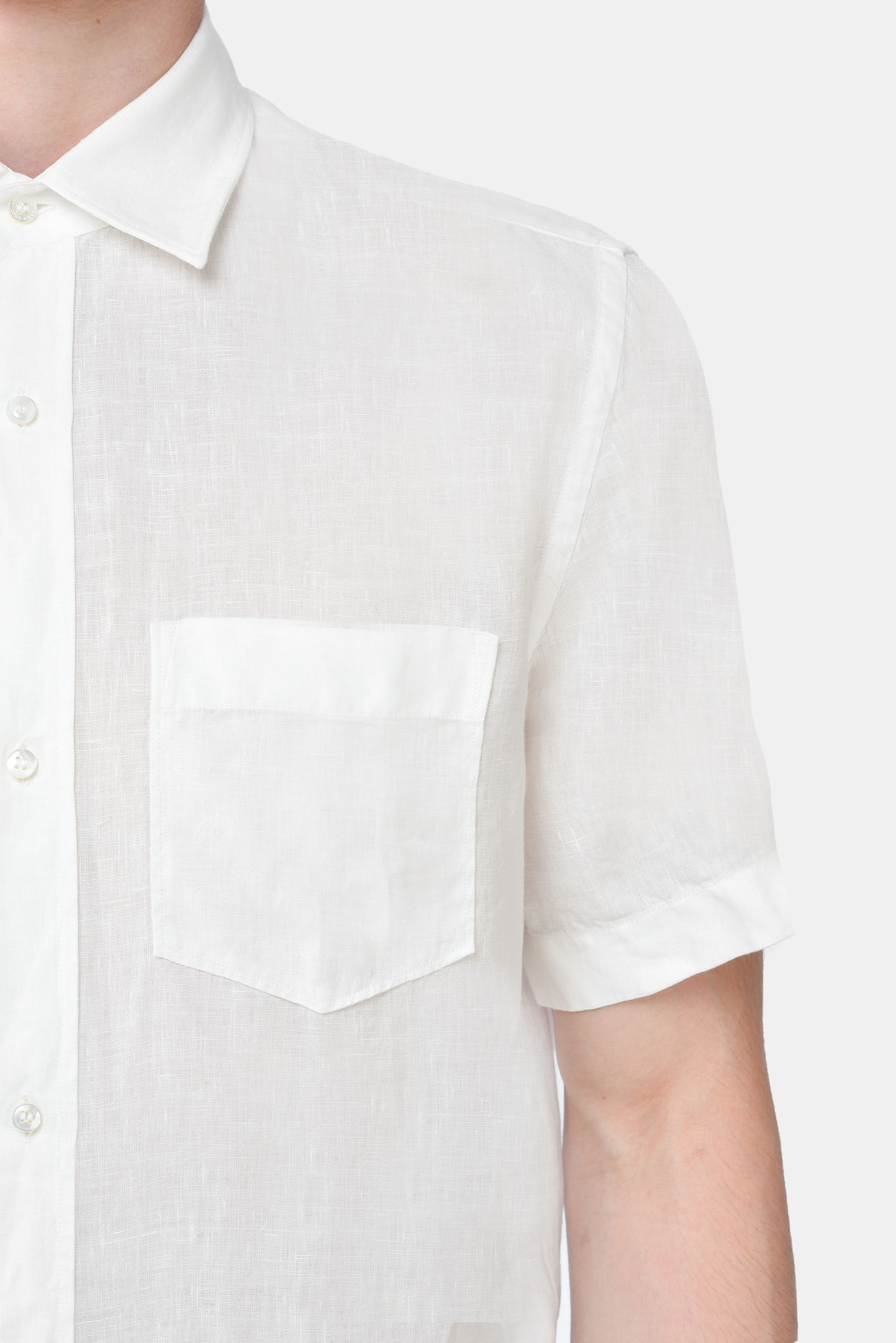 Рубашка LORO PIANA F1-FAL6374, цвет: Белый, Мужской
