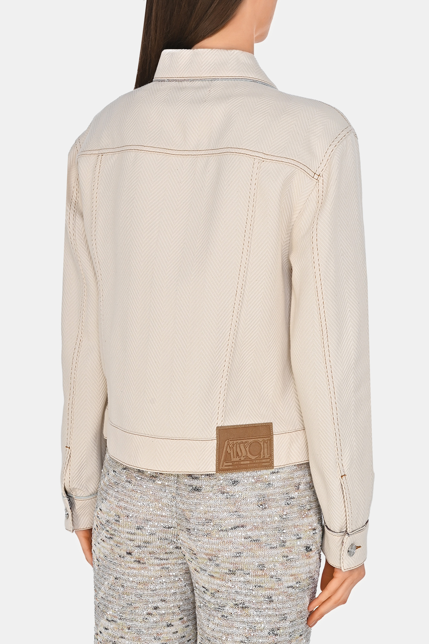 Куртка MISSONI DS25SC01-BW00UO, цвет: Молочный, Женский