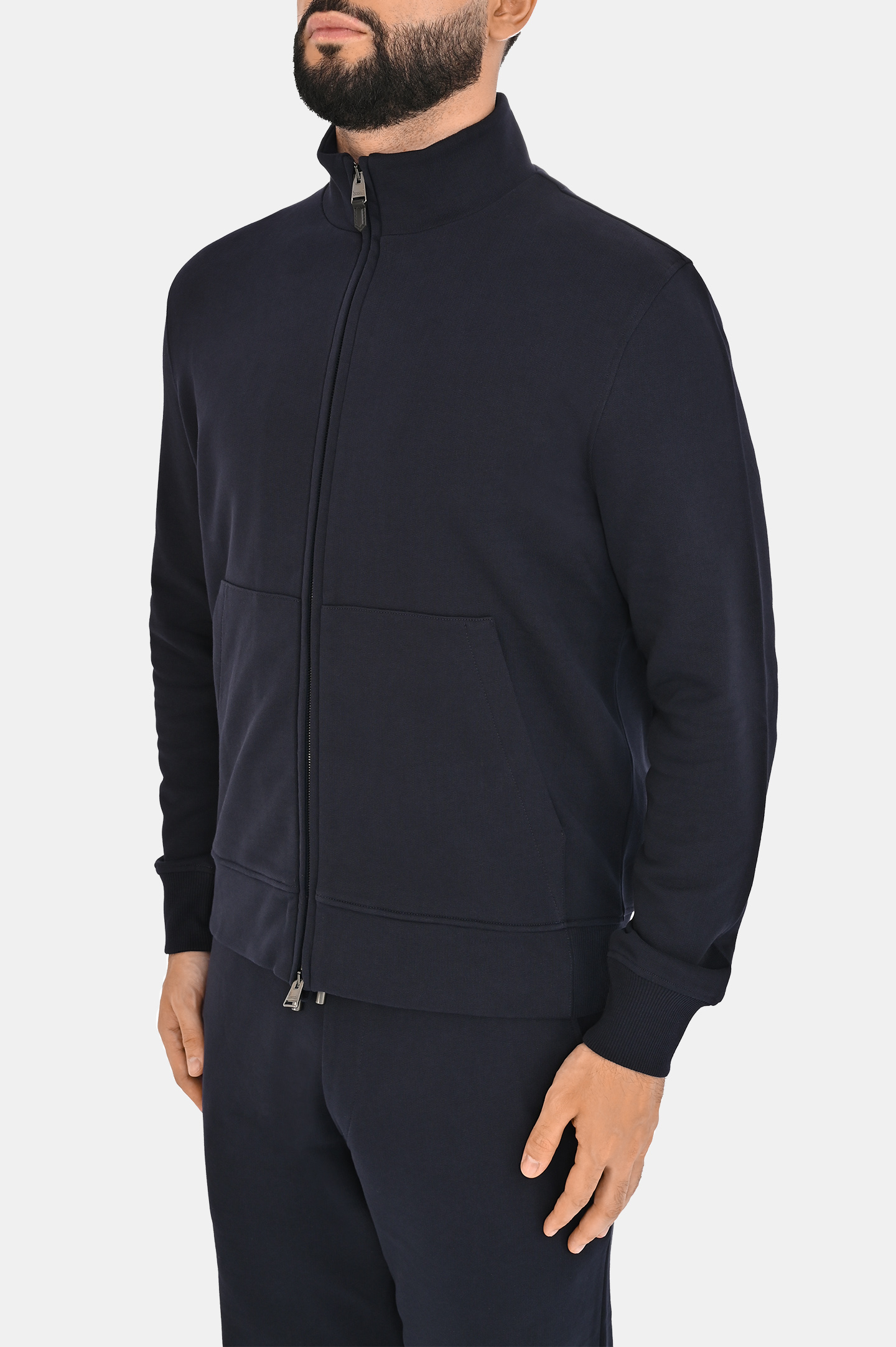 Куртка спорт CANALI MJ02251 T0896, цвет: Темно-синий, Мужской