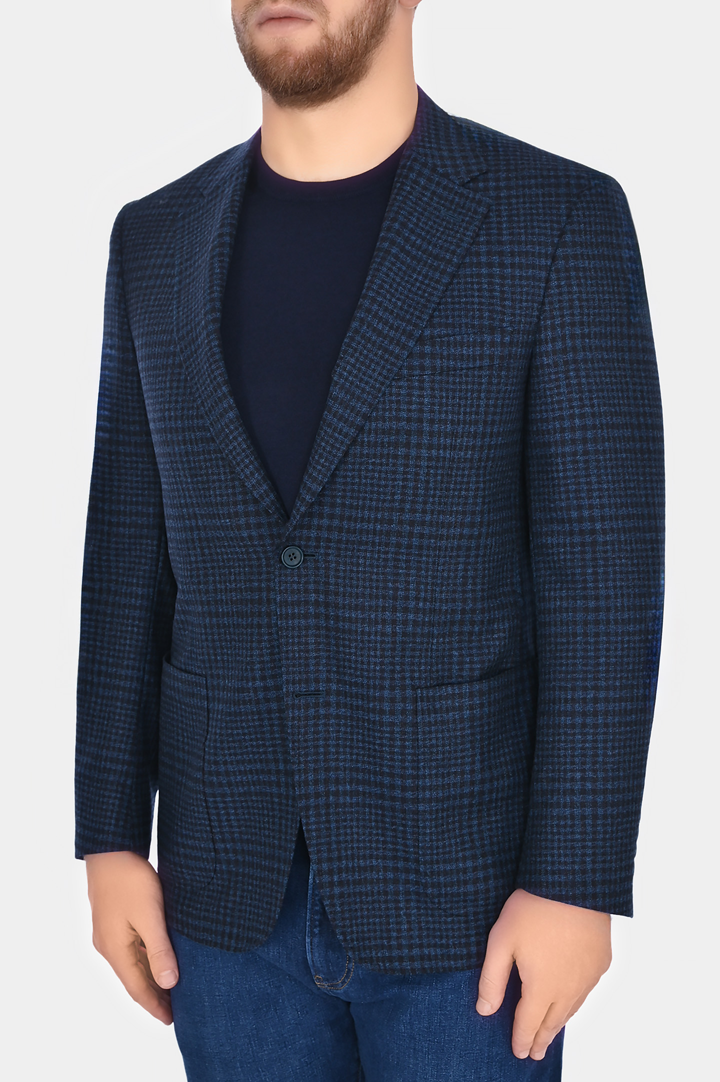 Пиджак CANALI CF01748 23288L/7R, цвет: Синий, Мужской