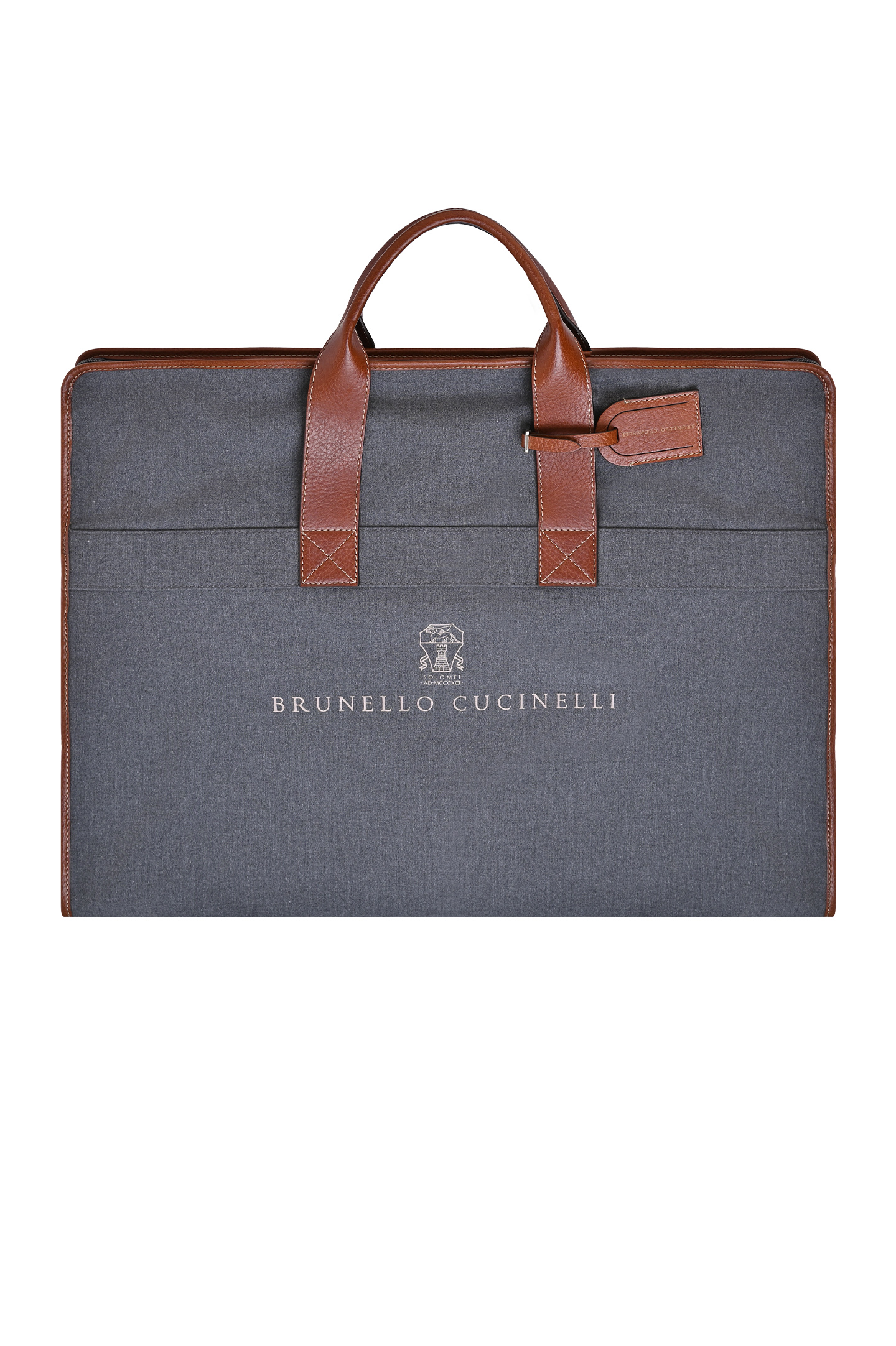 Сумка-чехол BRUNELLO  CUCINELLI MWN4ZU390, цвет: Серый, Мужской