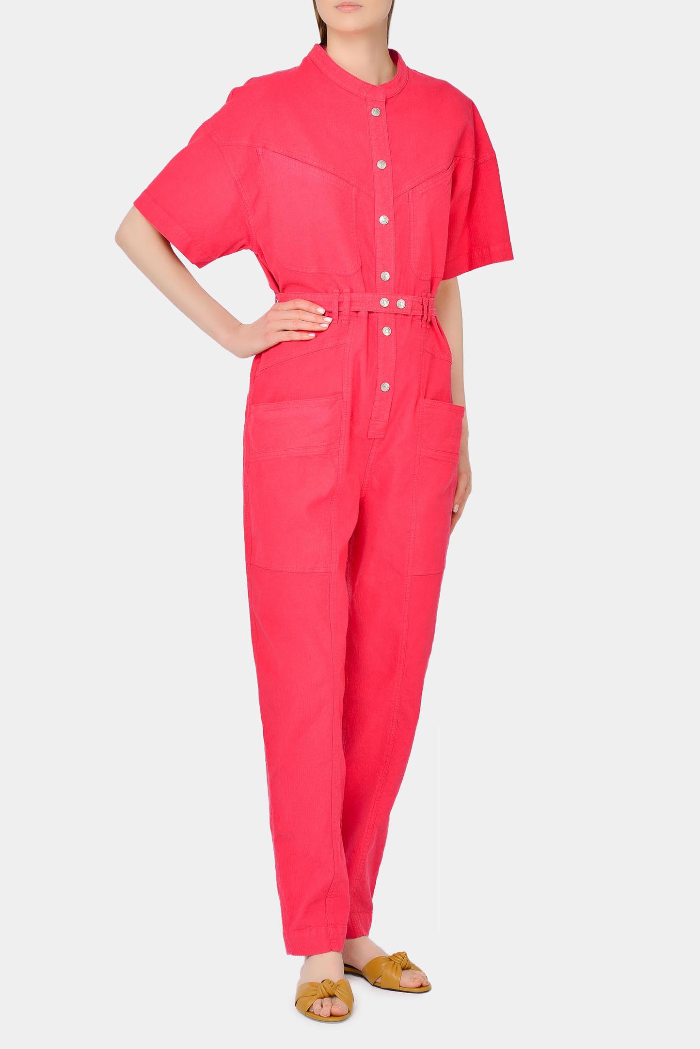 Комбинезон ISABEL MARANT CB0316-21E012I, цвет: Розовый, Женский