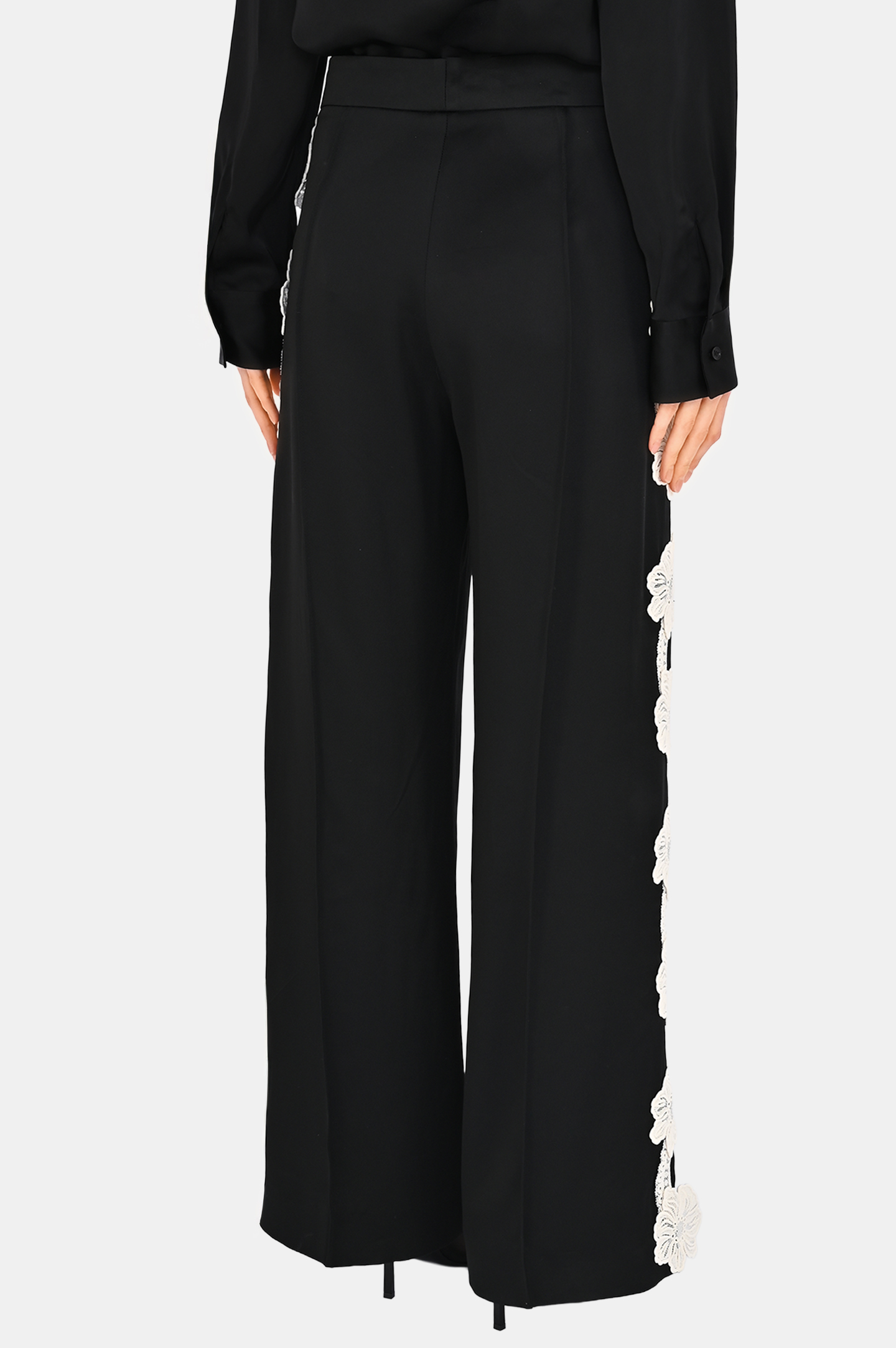 Брюки JIL SANDER J02KA0313, цвет: Черно-белый, Женский