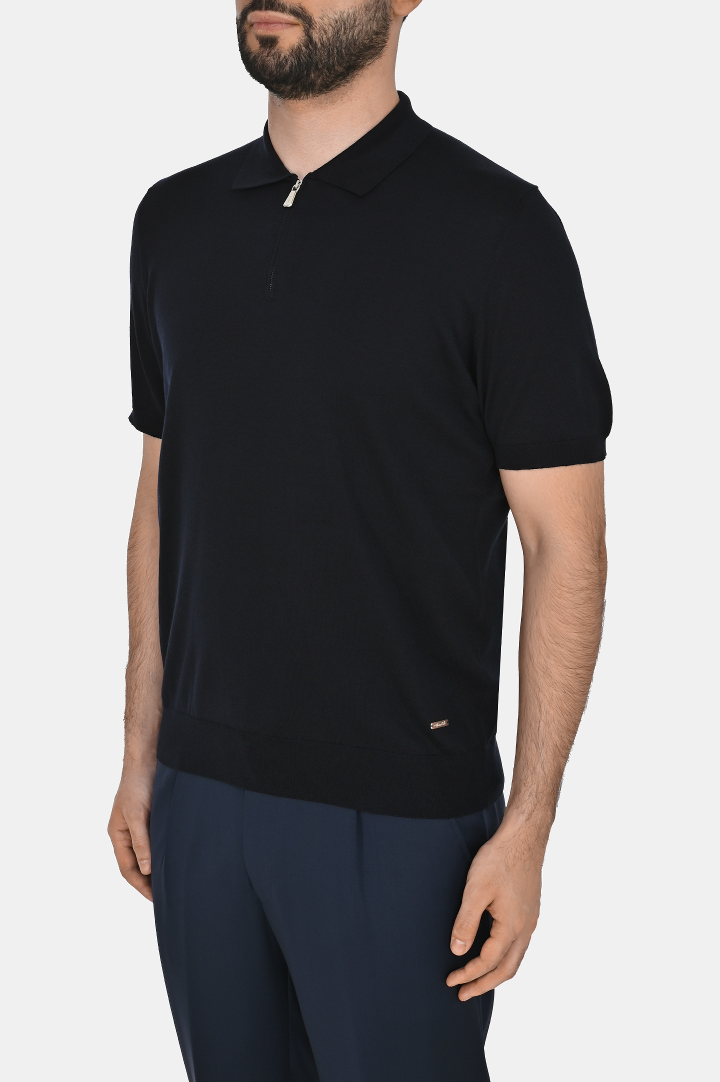 Поло (Джемпер) MANDELLI P25-1K003A-5645, цвет: Темно-синий, Мужской
