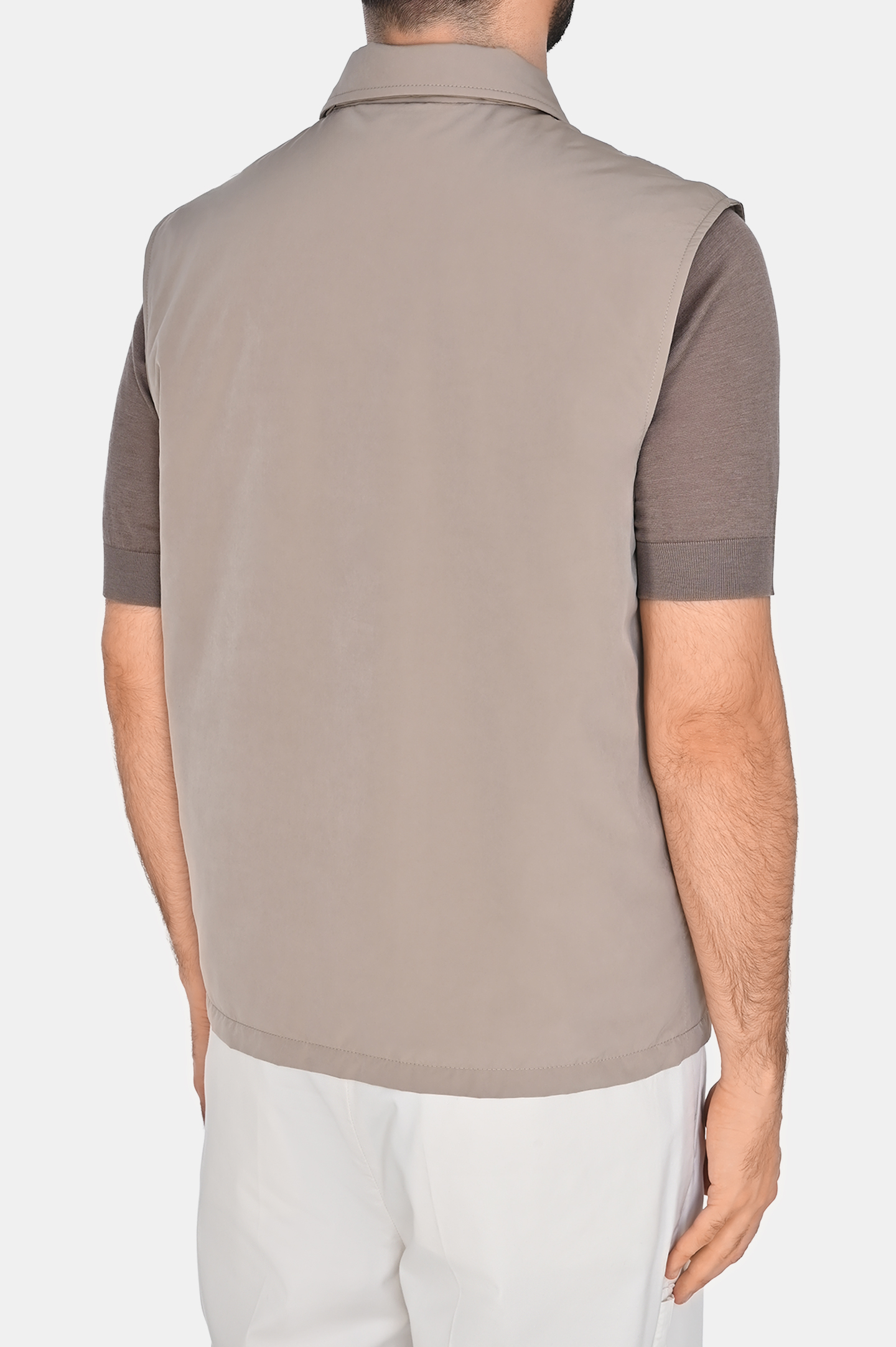 Жилет BRUNELLO  CUCINELLI MD4796520, цвет: Бежевый, Мужской