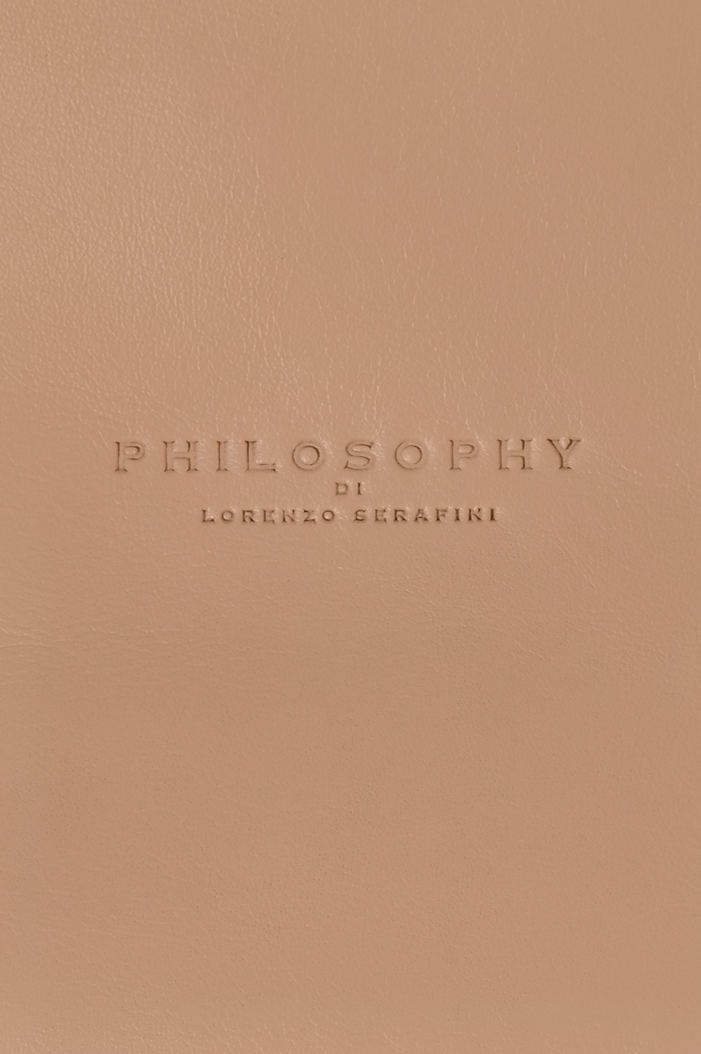 Кожаная сумка PHILOSOPHY DI LORENZO SERAFINI A3101 2175, цвет: Бежевый, Женский