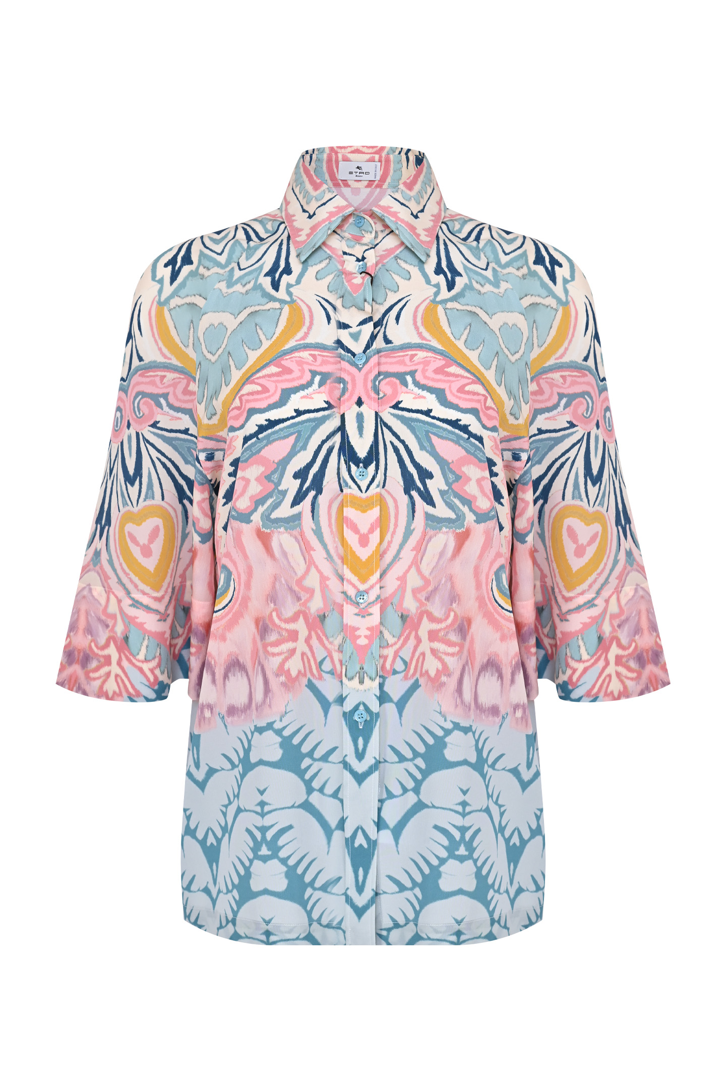 Блуза ETRO 12392 4492, цвет: Разноцветный, Женский