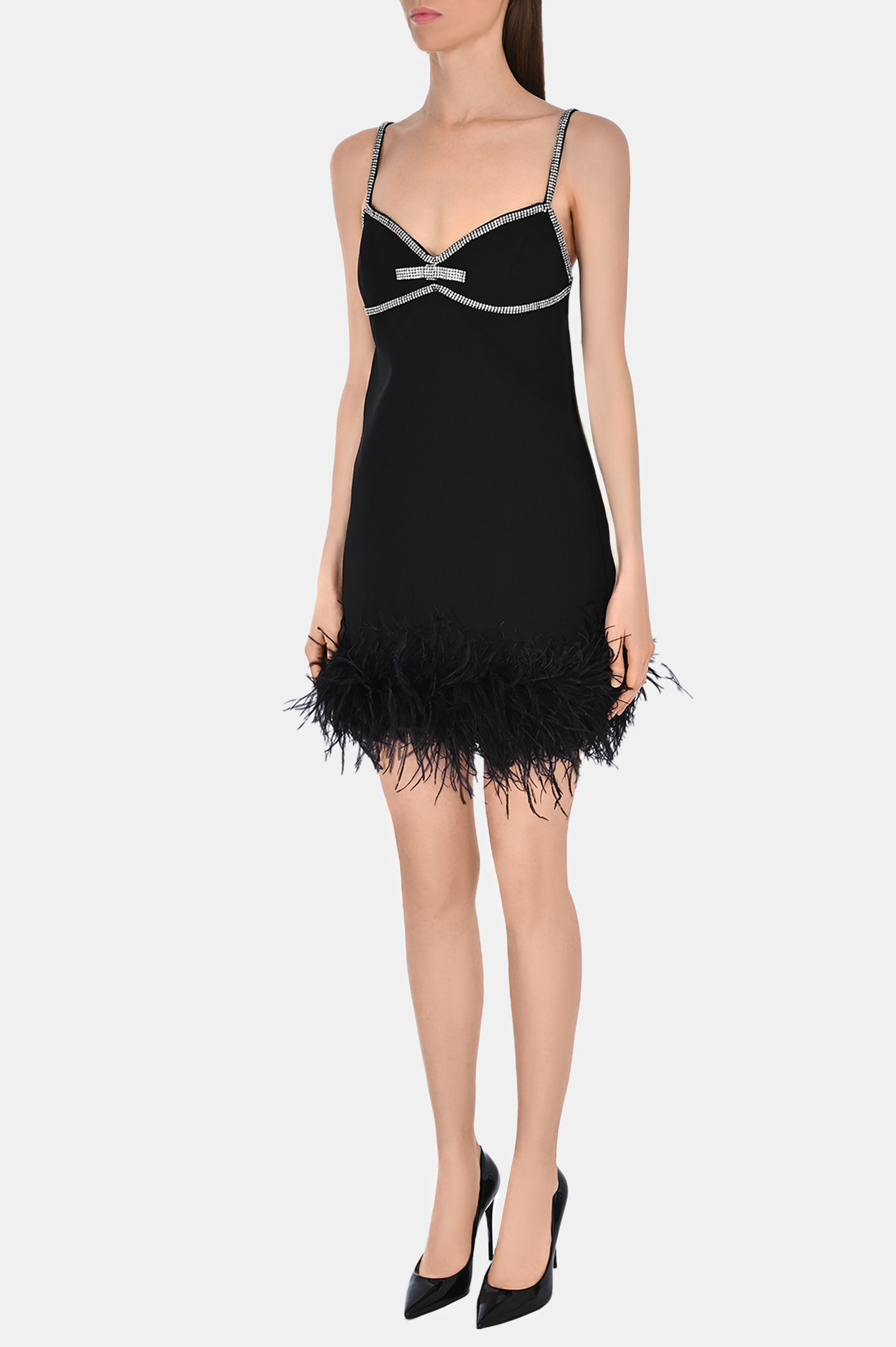 Платье SELF PORTRAIT RS24146SB, цвет: Черный, Женский