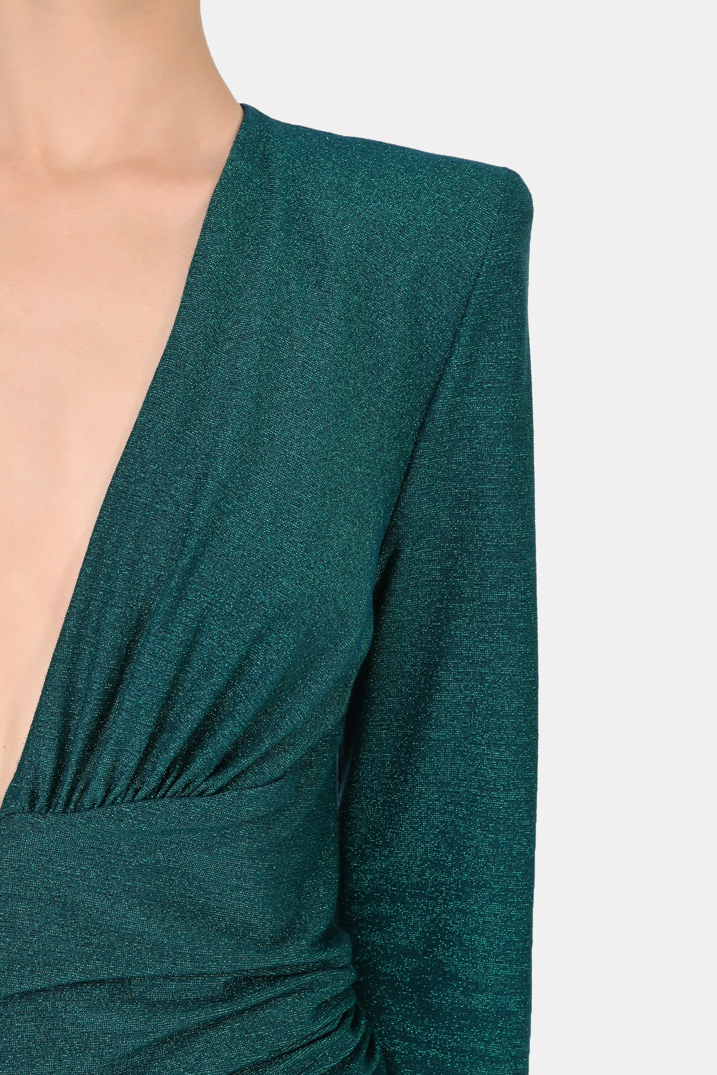 Платье ALEXANDRE VAUTHIER 213DR1515, цвет: Бирюзовый, Женский