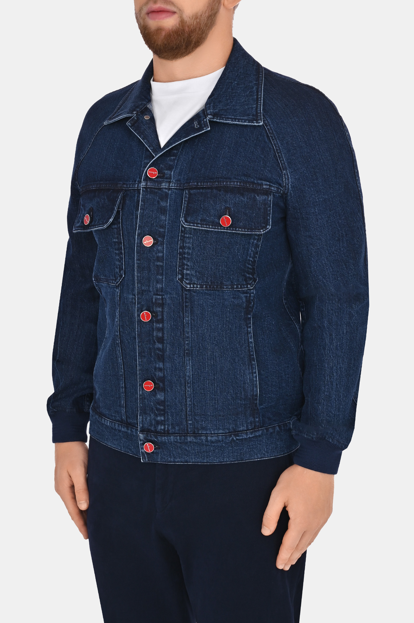 Куртка KITON UW1378V0853B0, цвет: Темно-синий, Мужской