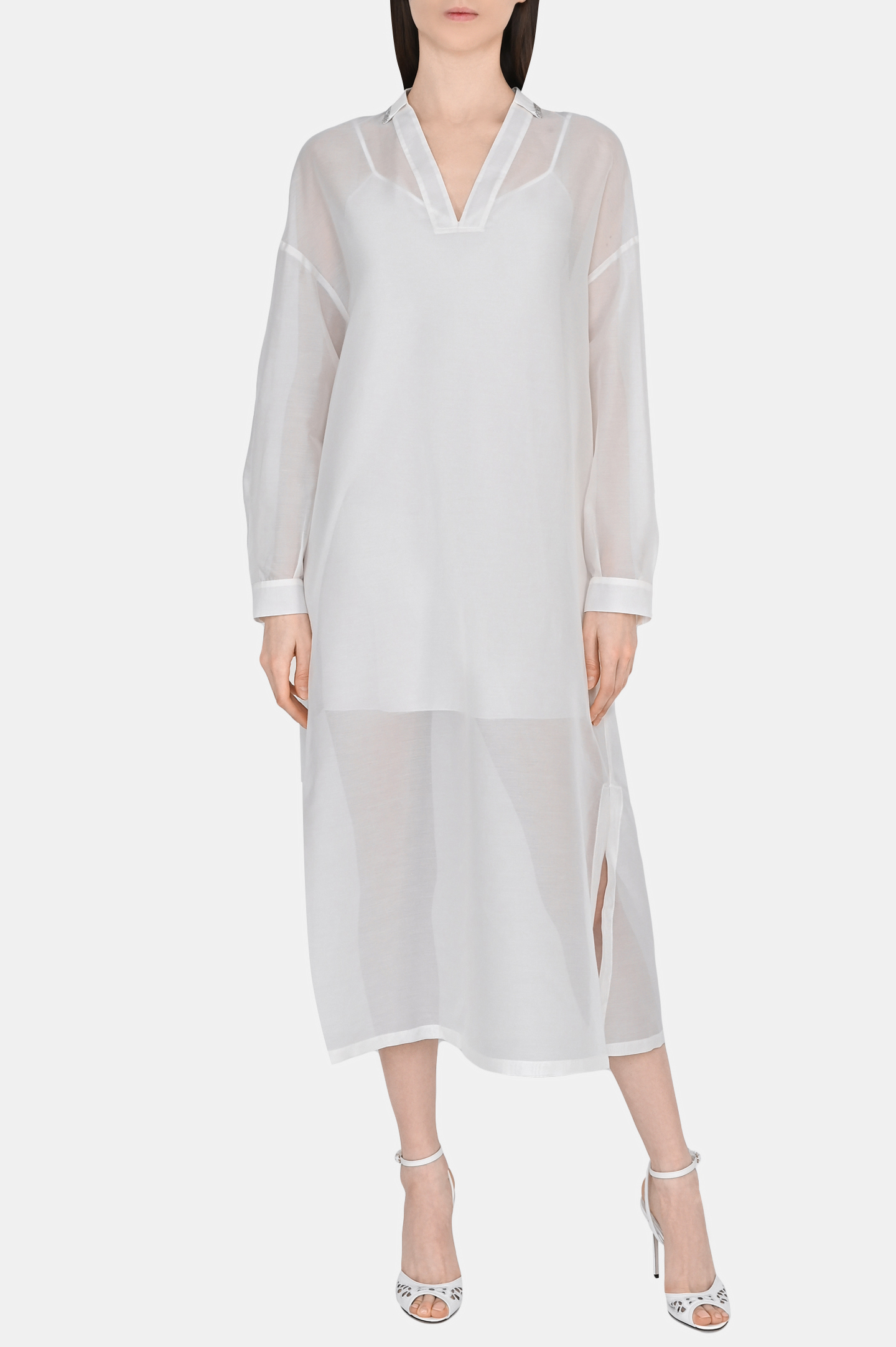 Платье FABIANA FILIPPI ABD273B579I810, цвет: Белый, Женский