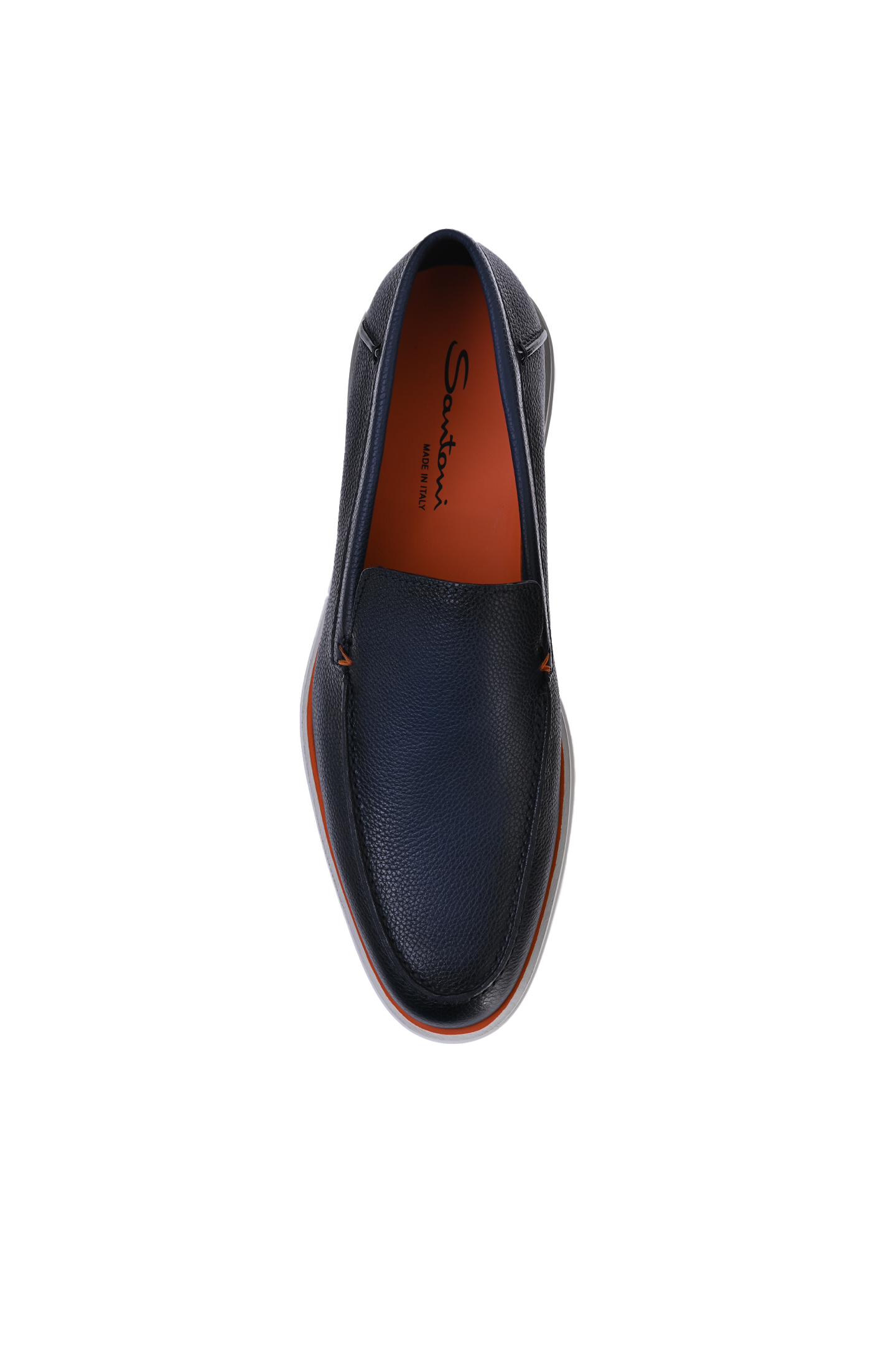 Лоферы SANTONI MGDG17824BARSSDSU59, цвет: Синий, Мужской