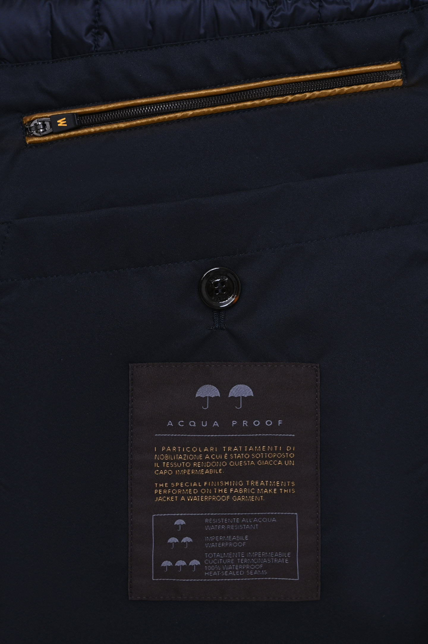 Куртка MOORER VERMONT-ADS, цвет: Синий, Мужской