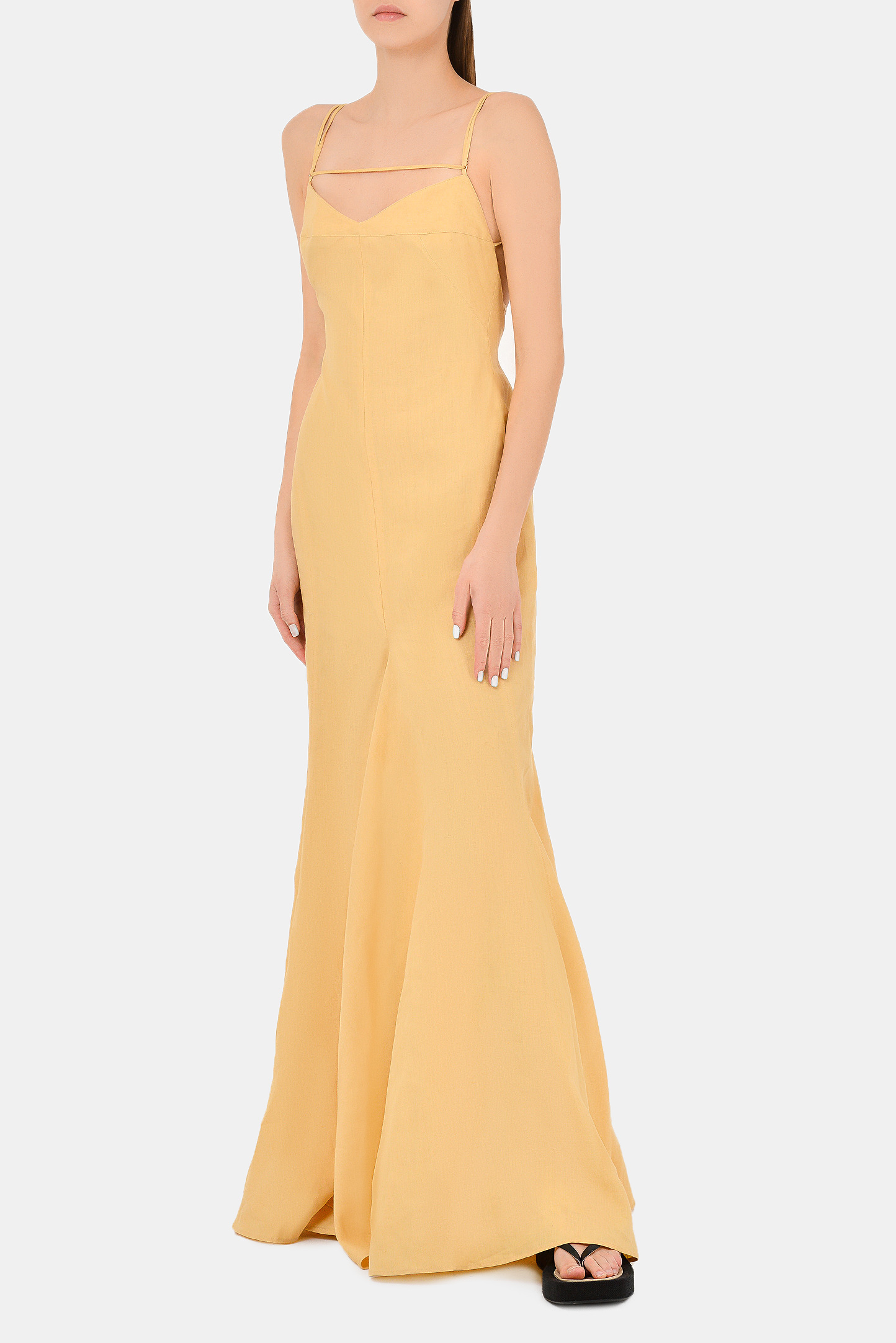 Платье JACQUEMUS 211DR20-211, цвет: Песочный, Женский
