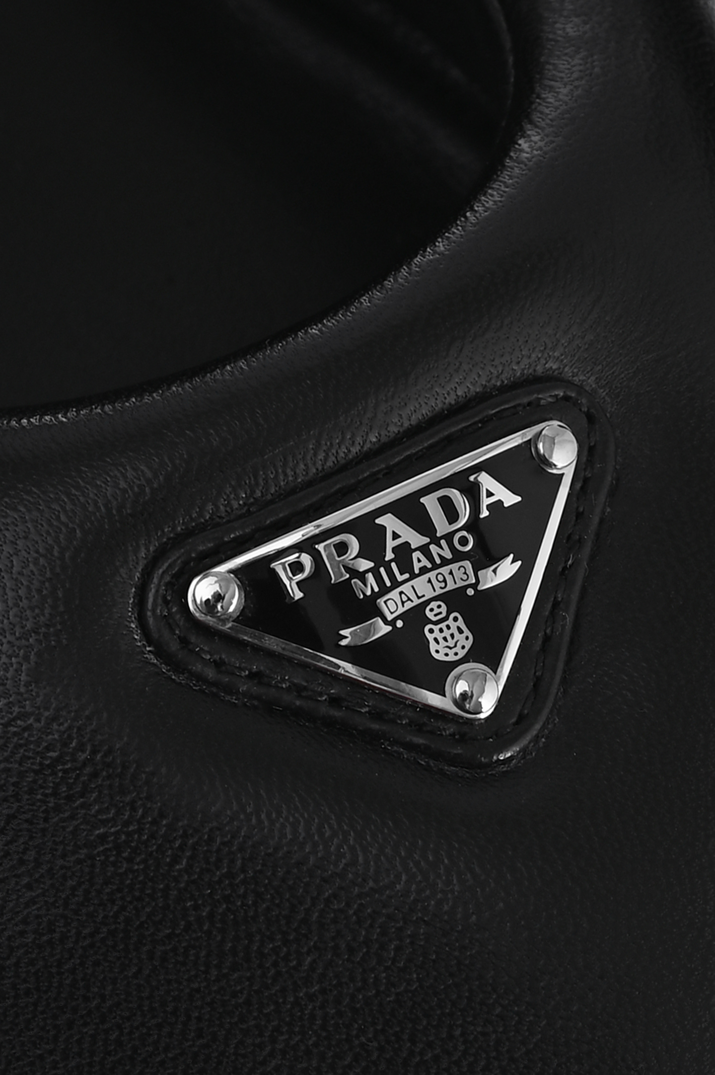 Балетки PRADA 1F122NF005 2DL8F, цвет: Черный, Женский