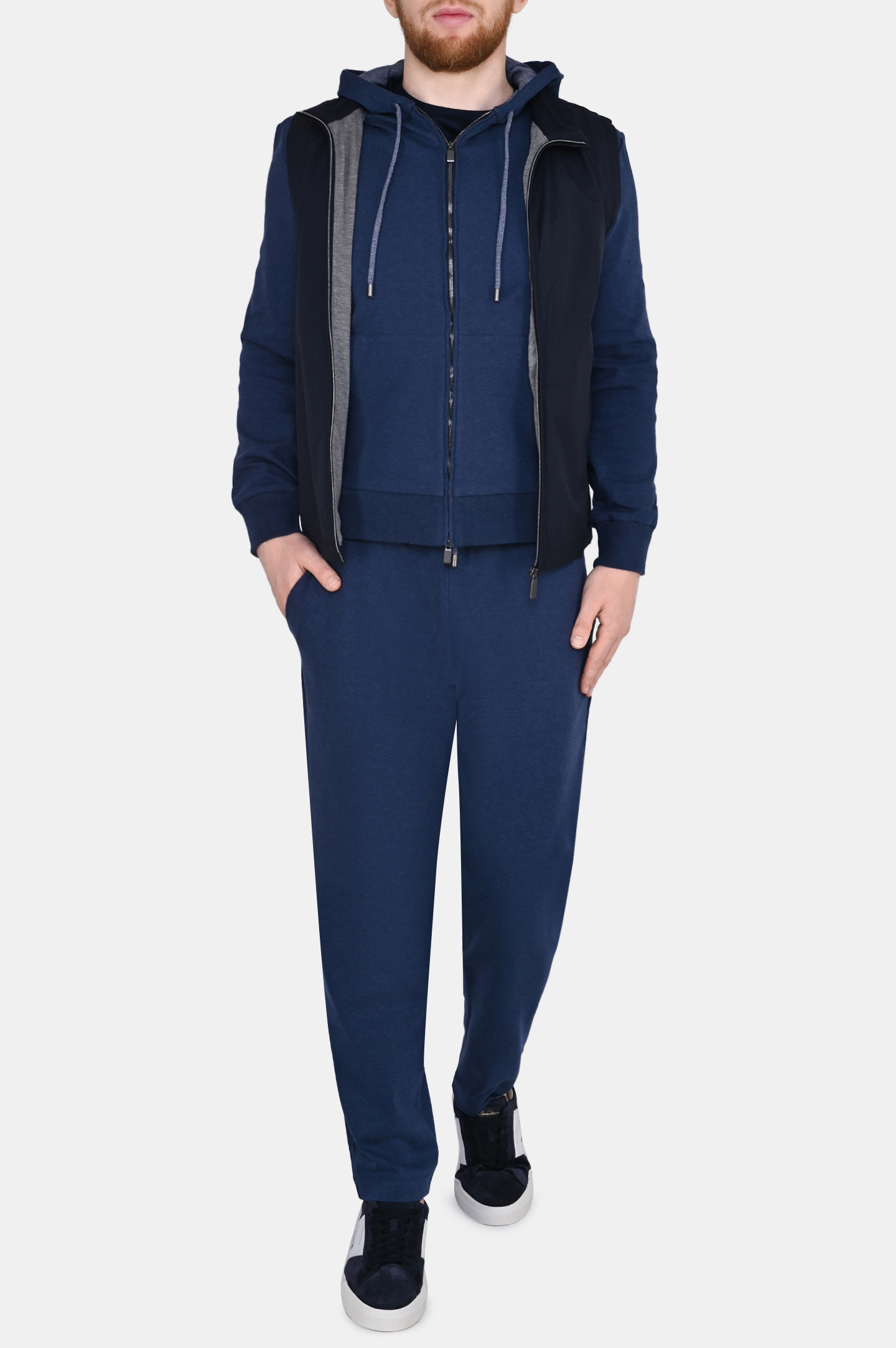 Жилет CANALI SX01937 O40668, цвет: Синий, Мужской