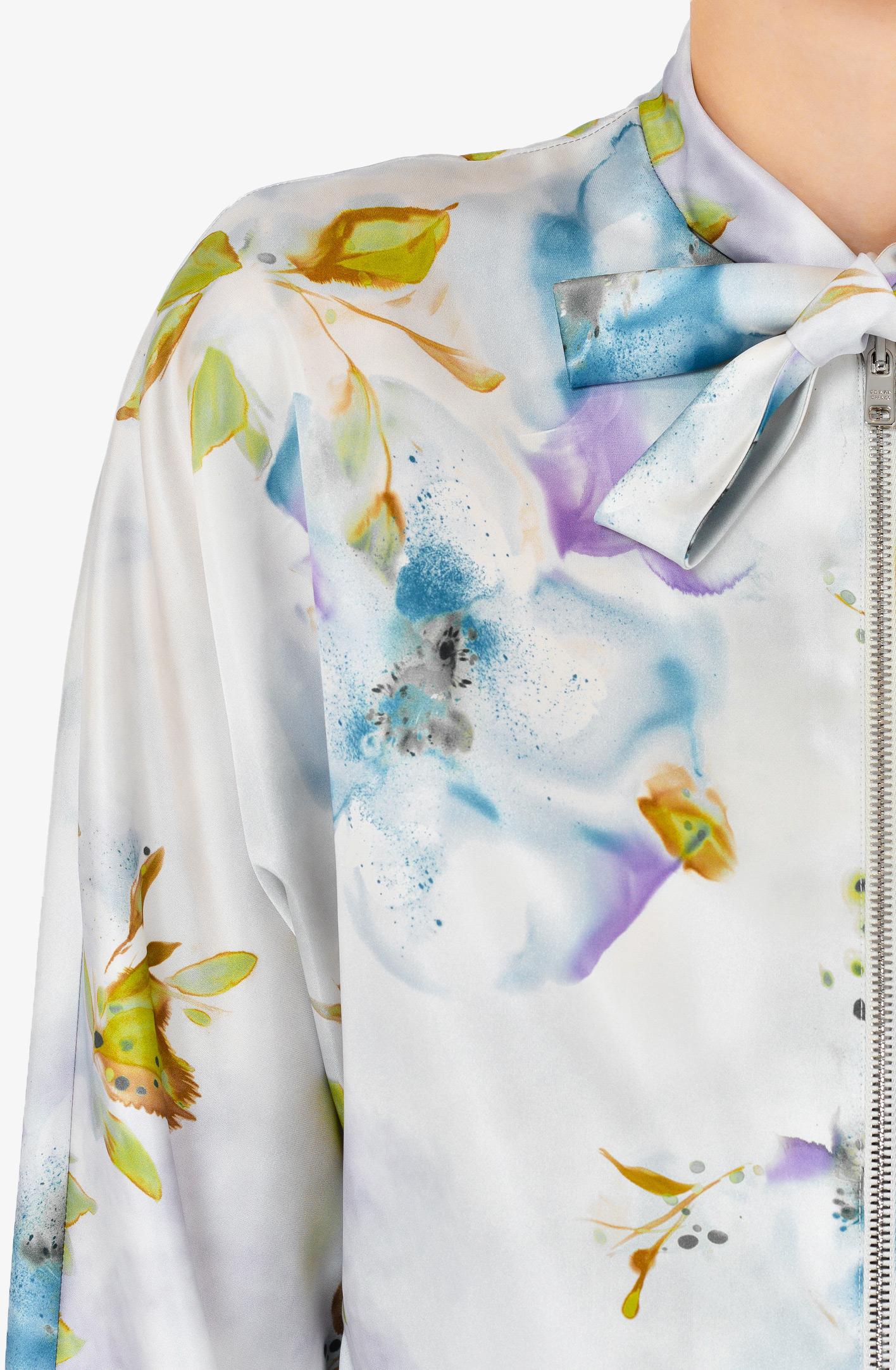 Блуза PRADA P494E S 211, цвет: Разноцветный, Женский
