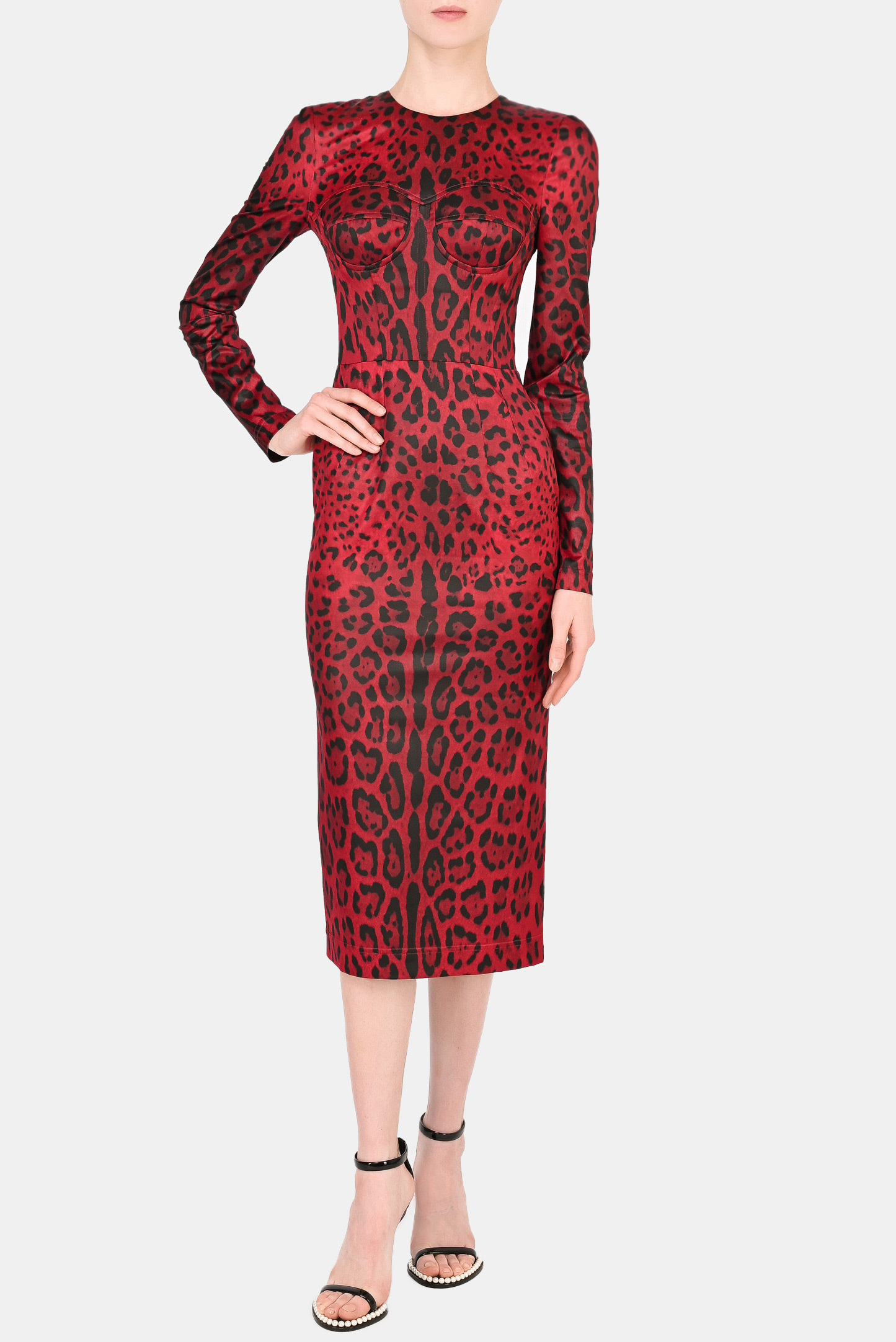 Платье DOLCE & GABBANA F6W3TT FSSGW, цвет: Красный, Женский