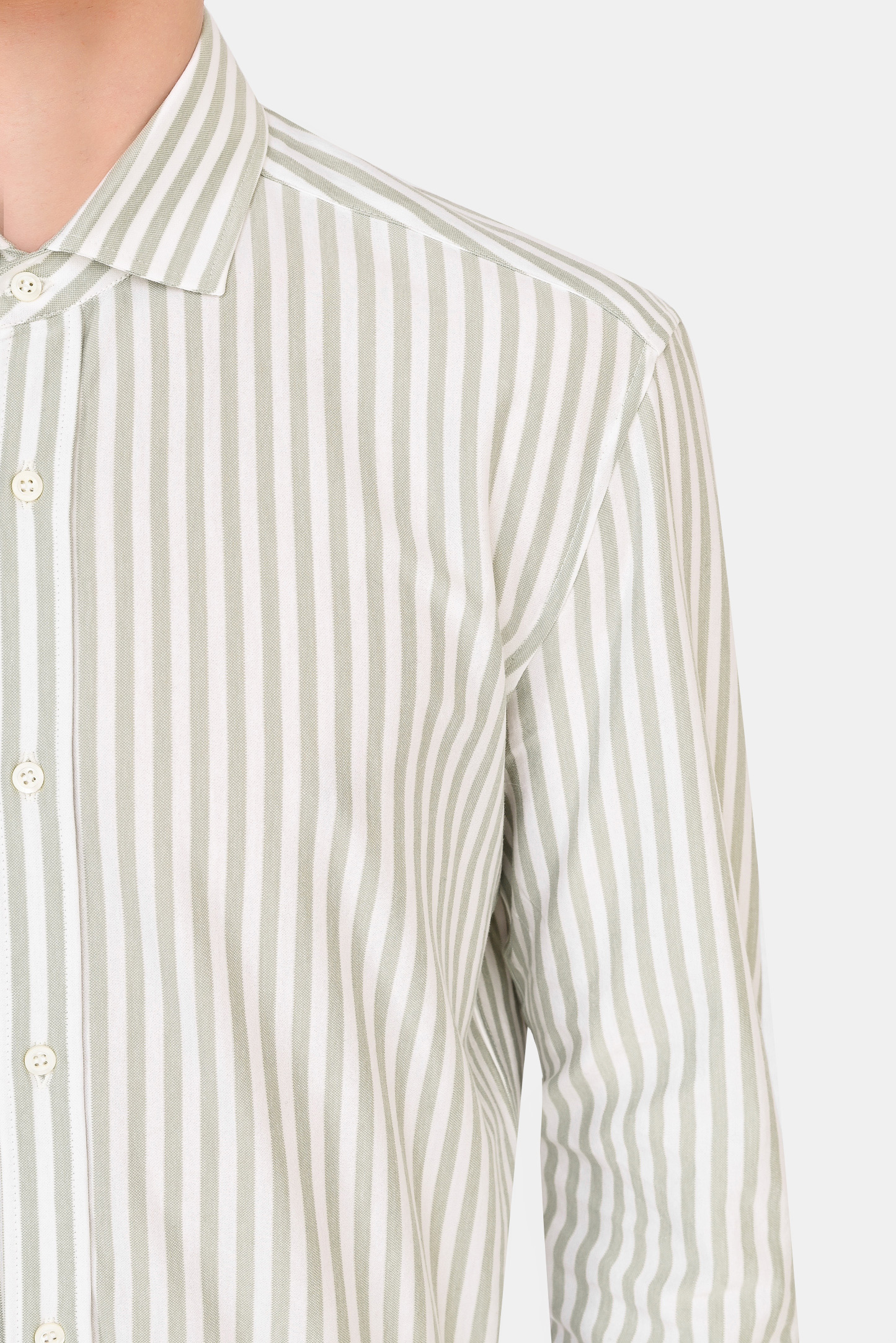 Рубашка BRUNELLO  CUCINELLI MTS736699, цвет: Белый, Мужской